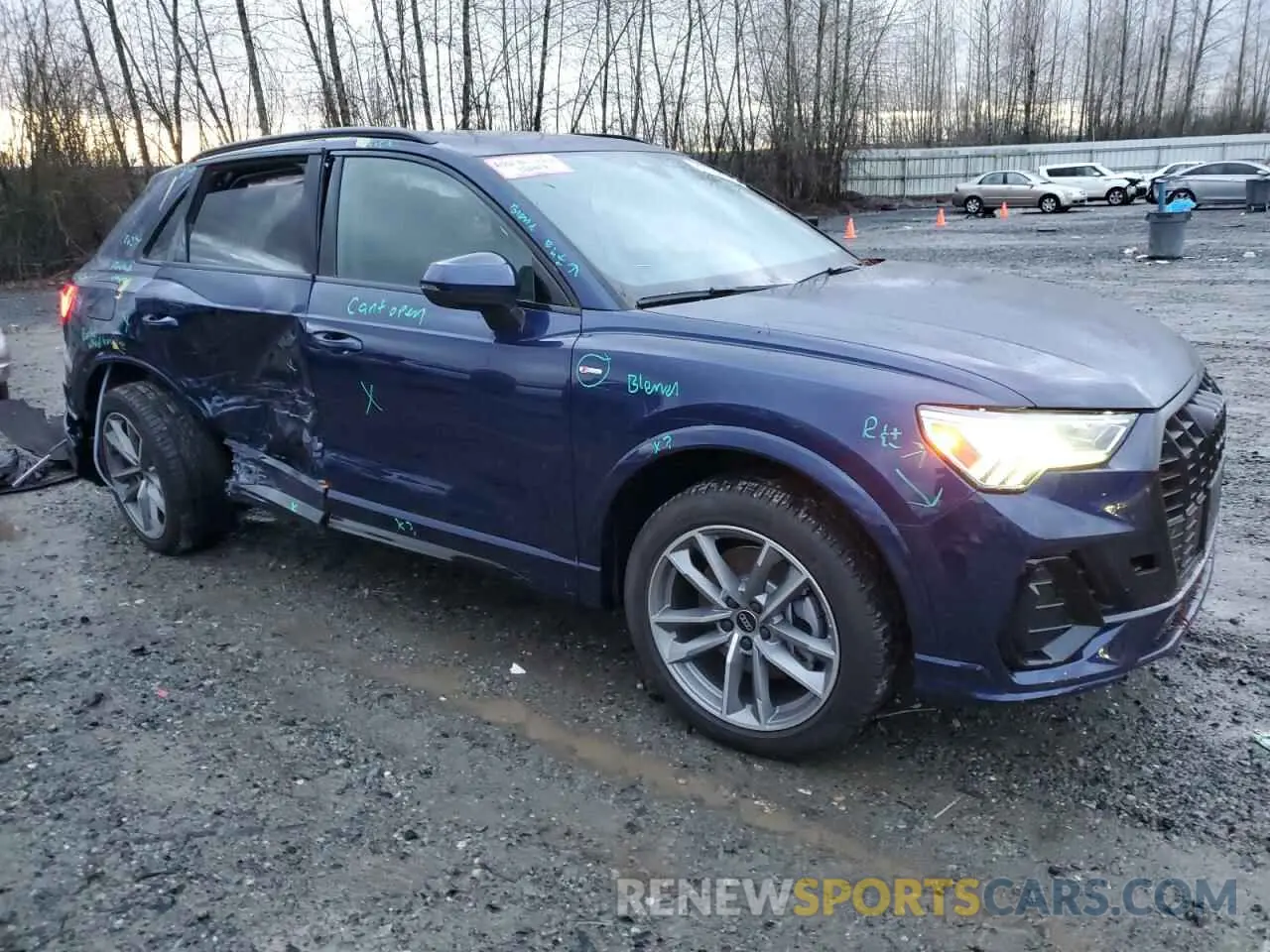 4 Photograph of a damaged car WA1EECF31R1138853 AUDI Q3 2024