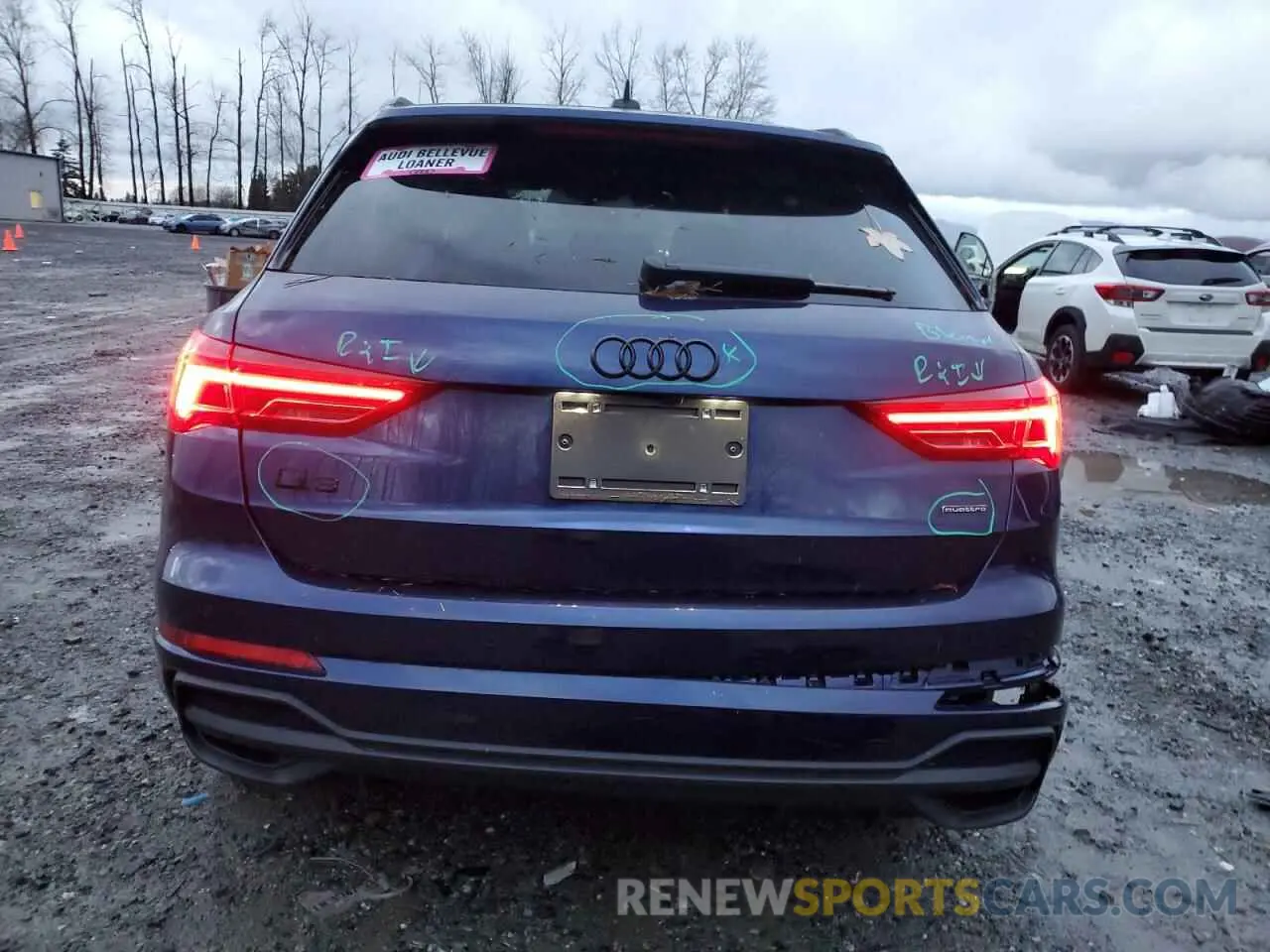 6 Photograph of a damaged car WA1EECF31R1138853 AUDI Q3 2024