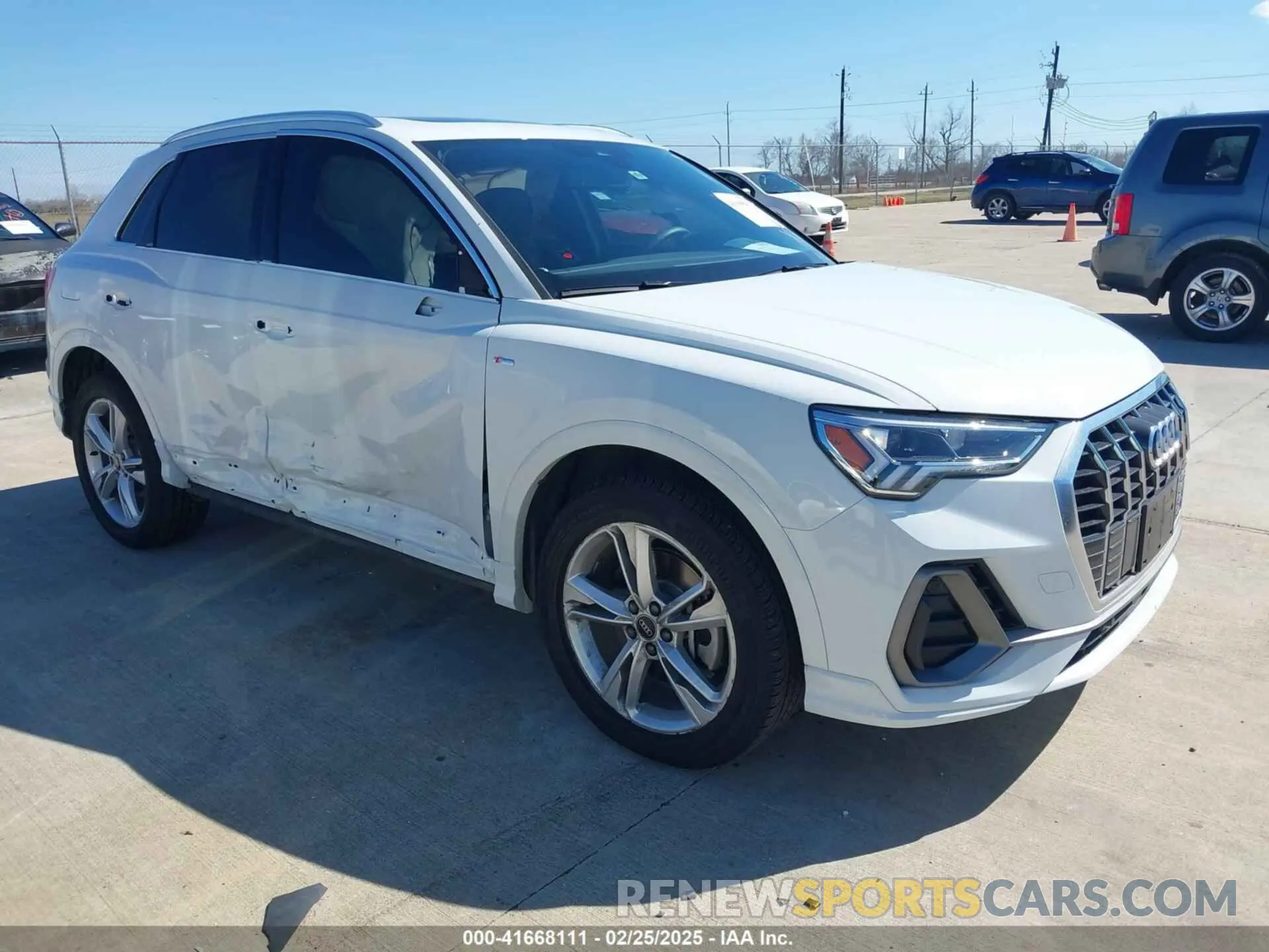 1 Photograph of a damaged car WA1EECF32R1141891 AUDI Q3 2024