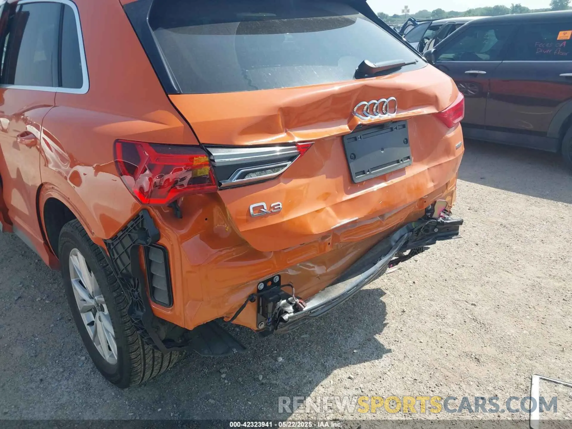 6 Photograph of a damaged car WA1EECF36R1092050 AUDI Q3 2024