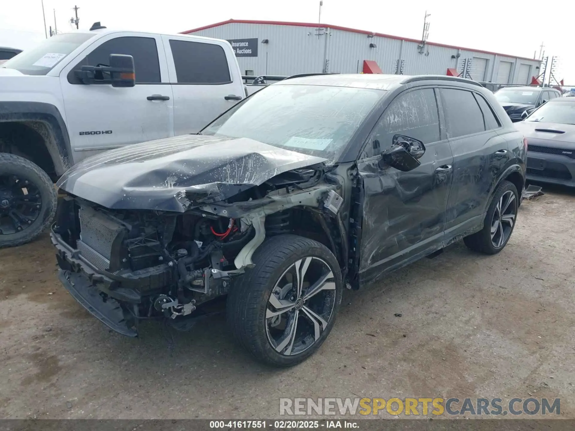 2 Photograph of a damaged car WA1EECF37R1154359 AUDI Q3 2024