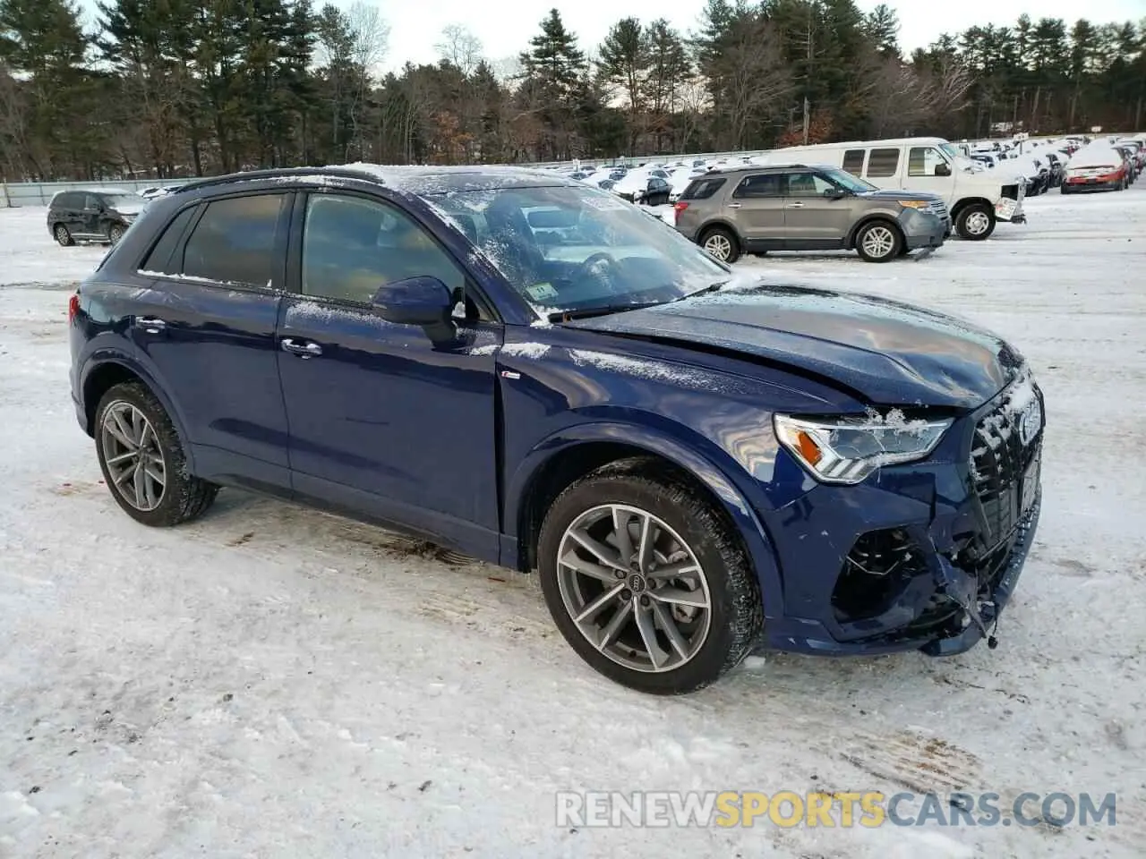 4 Photograph of a damaged car WA1EECF37R1197681 AUDI Q3 2024