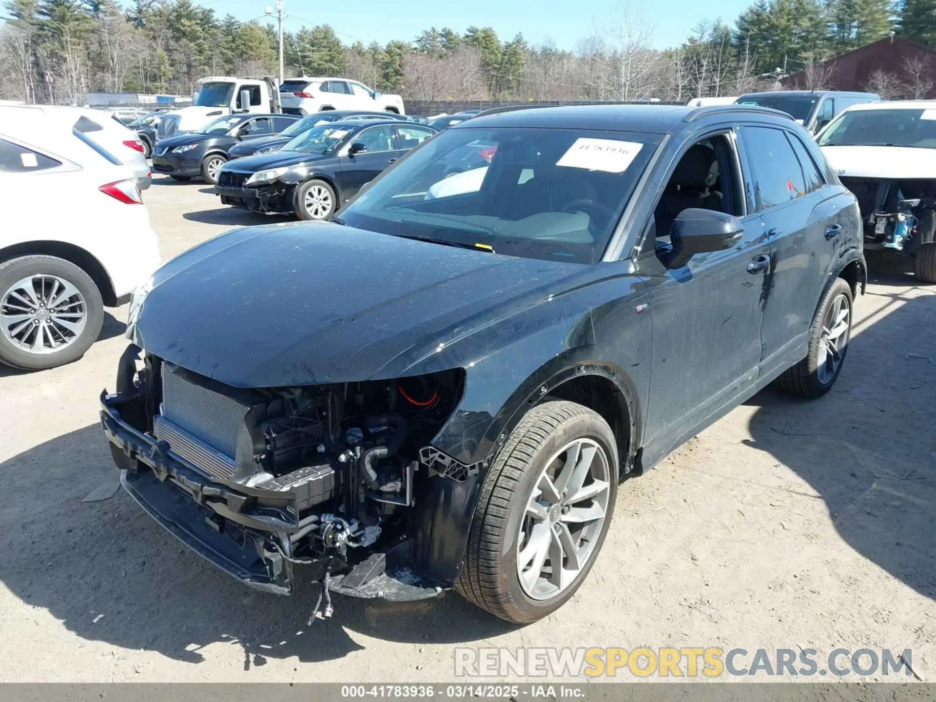 2 Photograph of a damaged car WA1EECF38R1199195 AUDI Q3 2024
