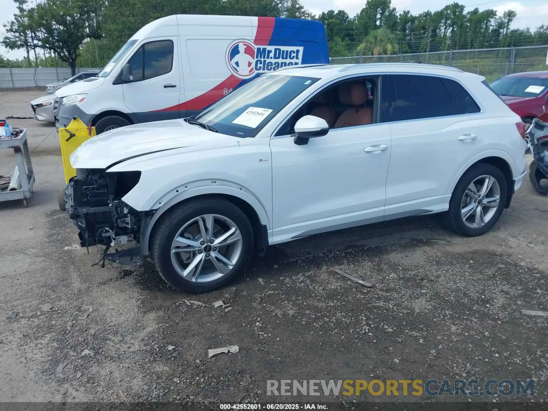 2 Photograph of a damaged car WA1EECF3XR1042154 AUDI Q3 2024