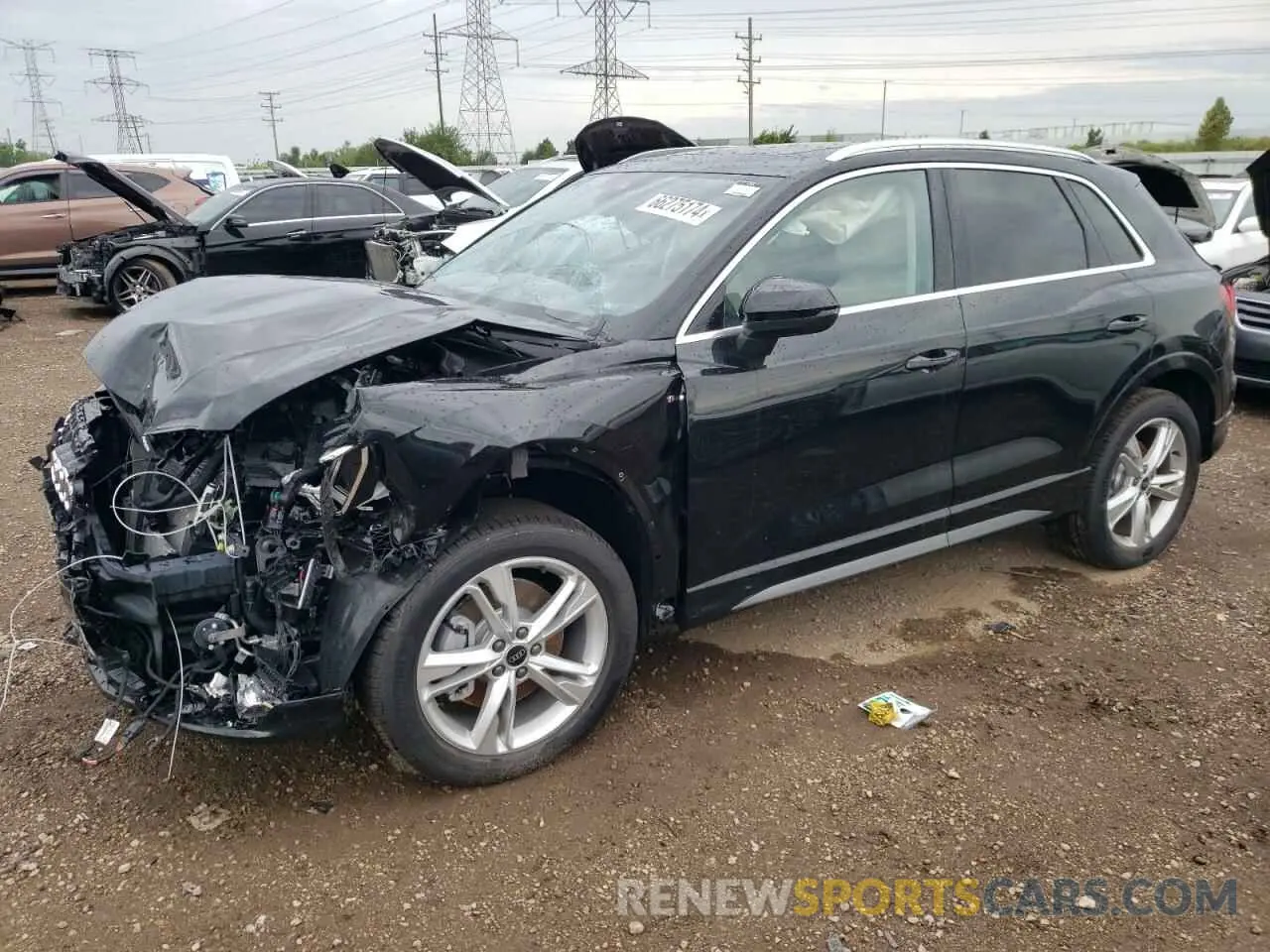 1 Photograph of a damaged car WA1EECF3XR1101736 AUDI Q3 2024
