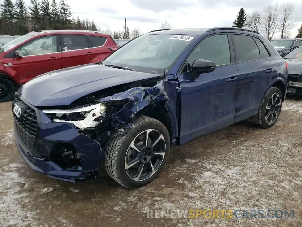 1 Photograph of a damaged car WA1FECF33R1140821 AUDI Q3 2024