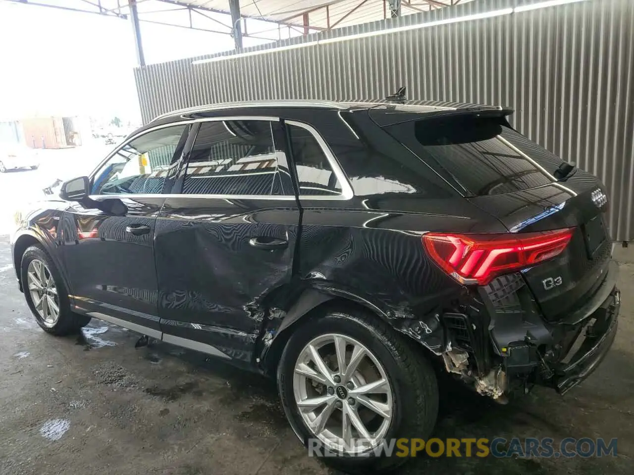 2 Photograph of a damaged car WA1DECF36S1015826 AUDI Q3 2025