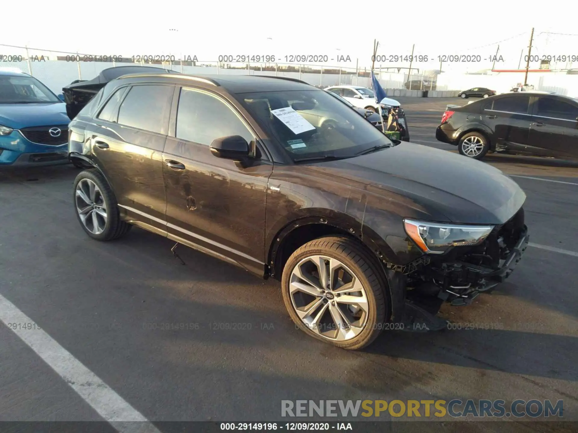 1 Photograph of a damaged car WA1DEDF37M1009347 AUDI Q3 PREMIUM S LIN 2021
