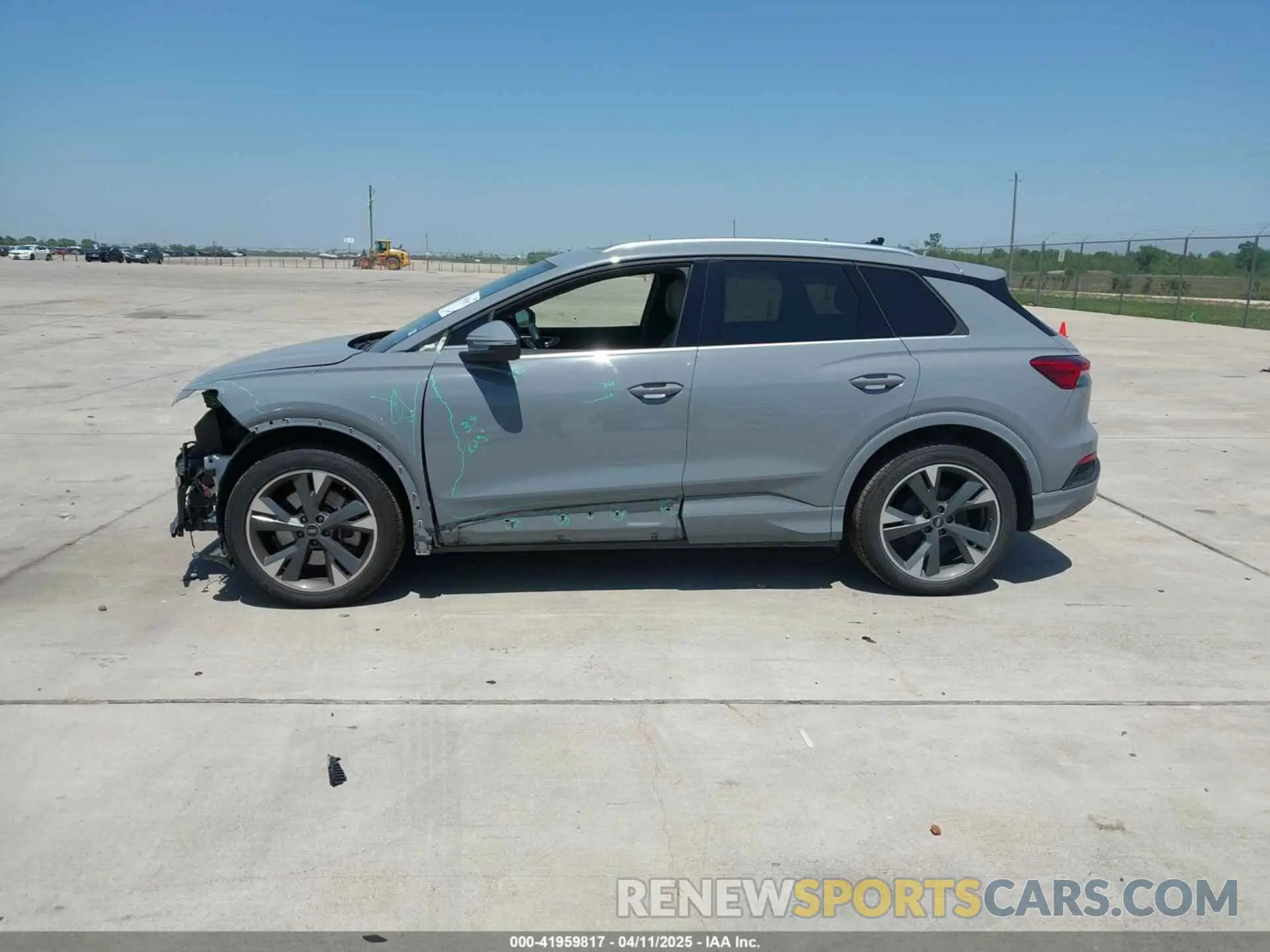 14 Photograph of a damaged car WA1G2BFZ8NP048025 AUDI Q4 E-TRON 2022