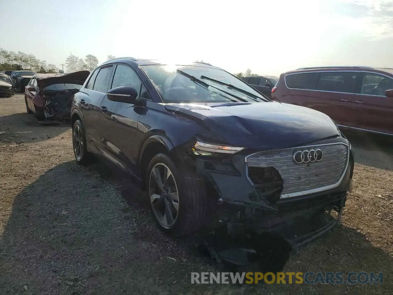 4 Photograph of a damaged car WA1H2BFZ2NP042449 AUDI Q4 E-TRON 2022