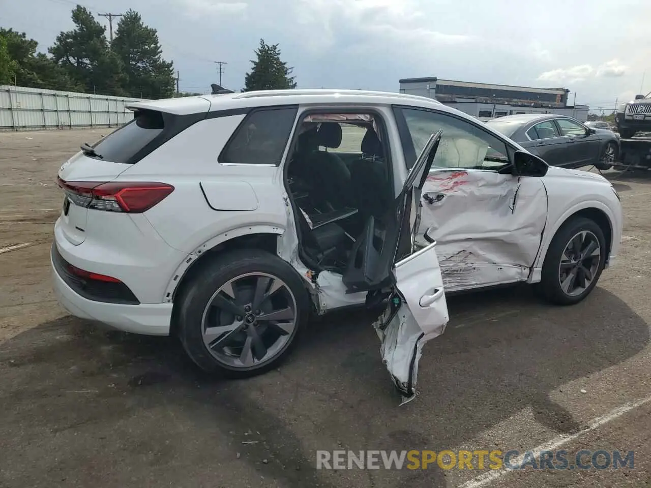 3 Photograph of a damaged car WA1H2BFZ8NP042620 AUDI Q4 E-TRON 2022