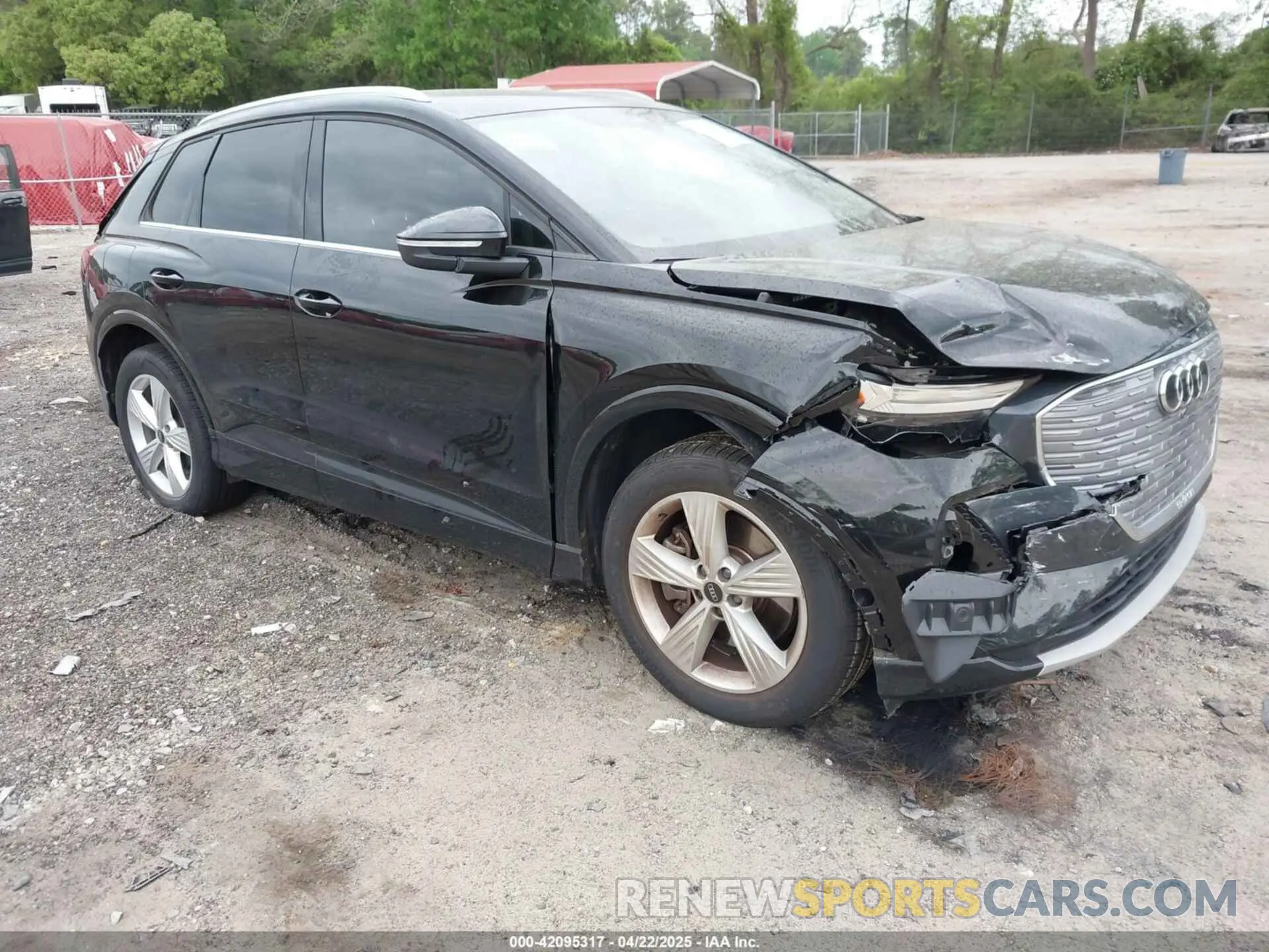 1 Photograph of a damaged car WA1H2BFZ8NP047204 AUDI Q4 E-TRON 2022