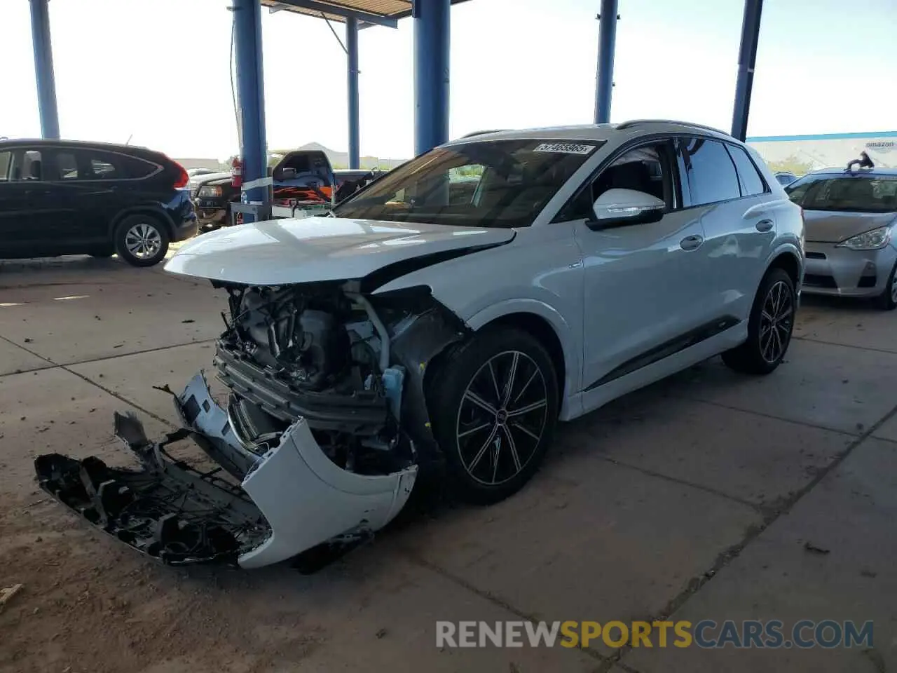 1 Photograph of a damaged car WA1L2BFZXNP033783 AUDI Q4 E-TRON 2022