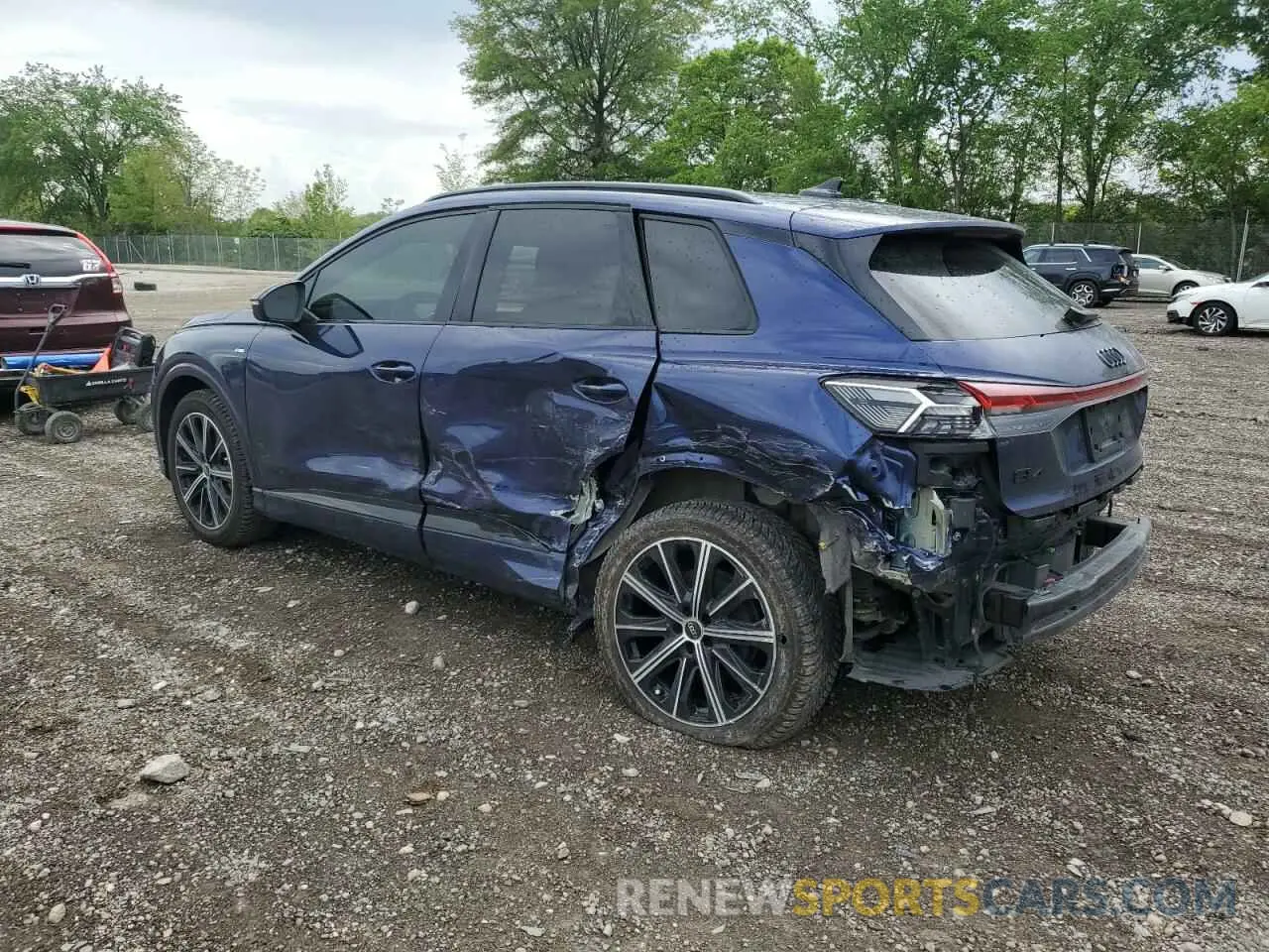2 Photograph of a damaged car WA1L2BFZXNP047411 AUDI Q4 E-TRON 2022