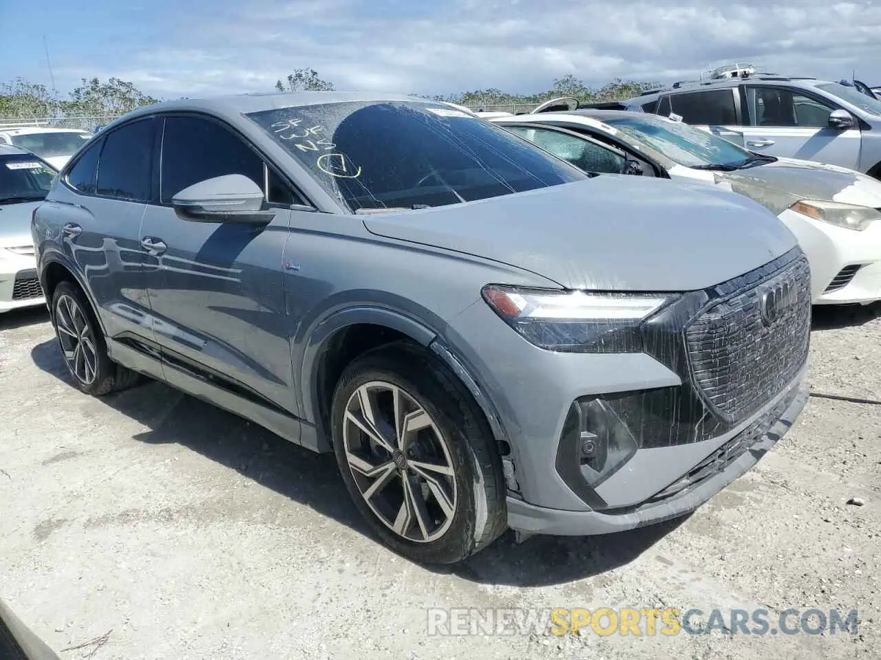4 Photograph of a damaged car WA132BFZ1PP073382 AUDI Q4 E-TRON 2023
