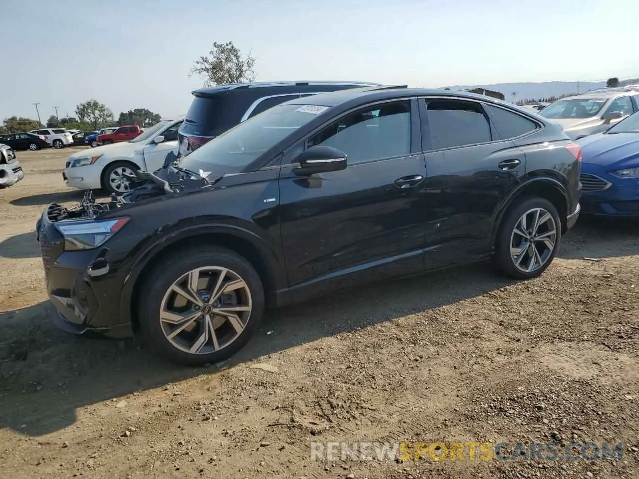 1 Photograph of a damaged car WA132BFZ4PP025505 AUDI Q4 E-TRON 2023
