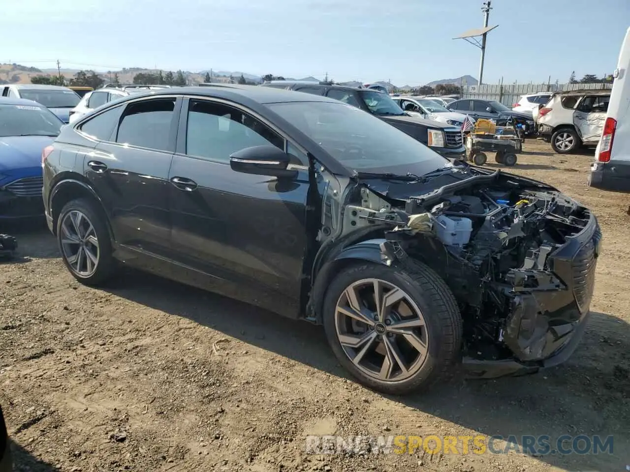 4 Photograph of a damaged car WA132BFZ4PP025505 AUDI Q4 E-TRON 2023