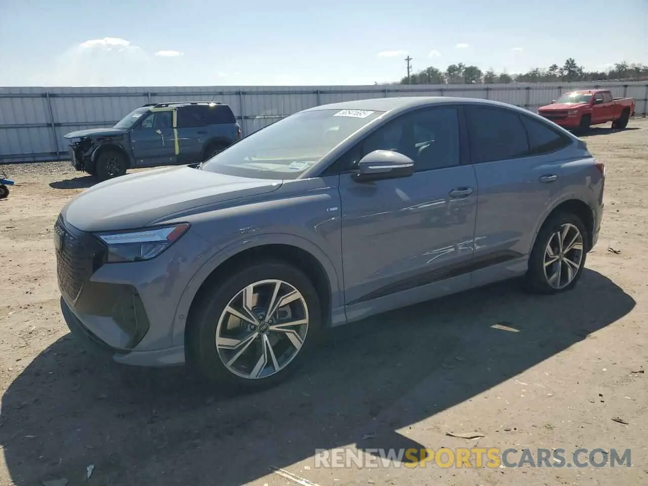 1 Photograph of a damaged car WA132BFZ5PP074860 AUDI Q4 E-TRON 2023