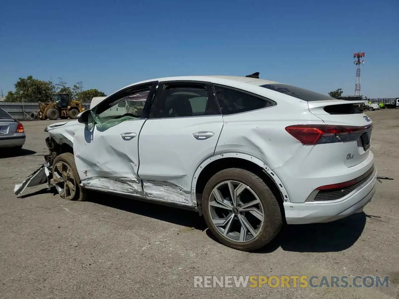 2 Photograph of a damaged car WA132BFZ5PP080769 AUDI Q4 E-TRON 2023