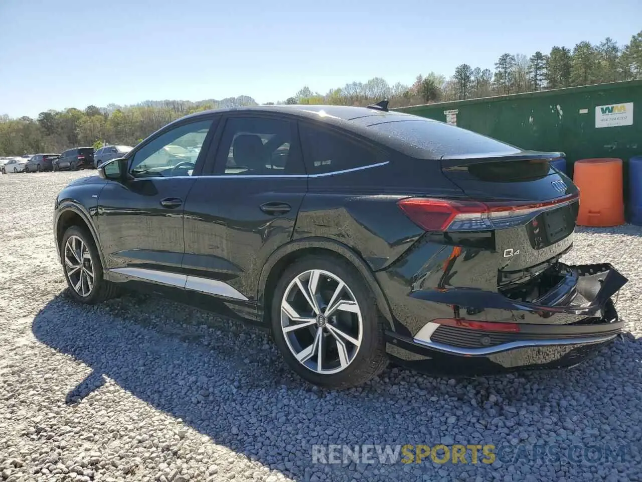2 Photograph of a damaged car WA132BFZ7PP062323 AUDI Q4 E-TRON 2023