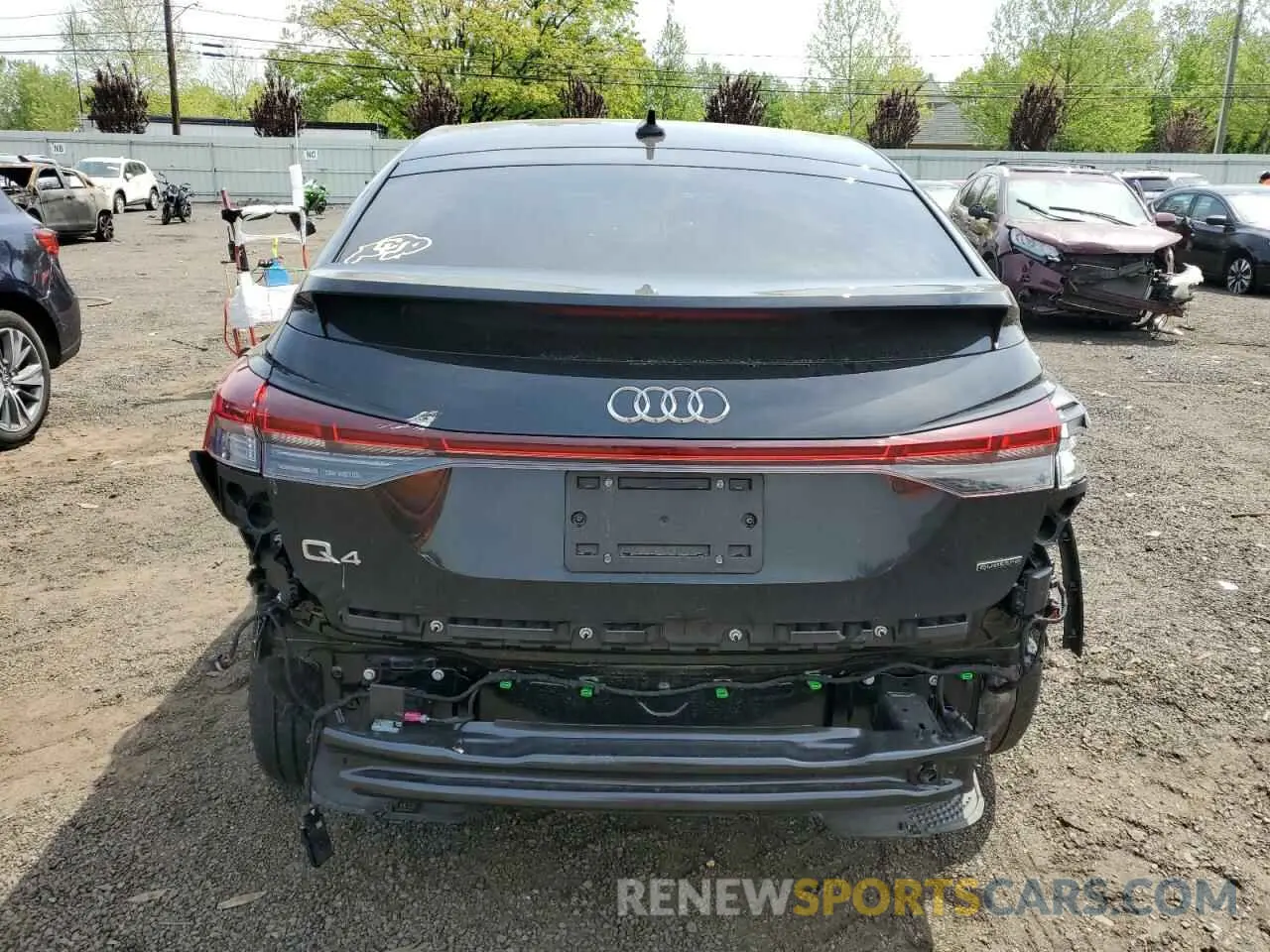 6 Photograph of a damaged car WA132BFZ8PP065537 AUDI Q4 E-TRON 2023