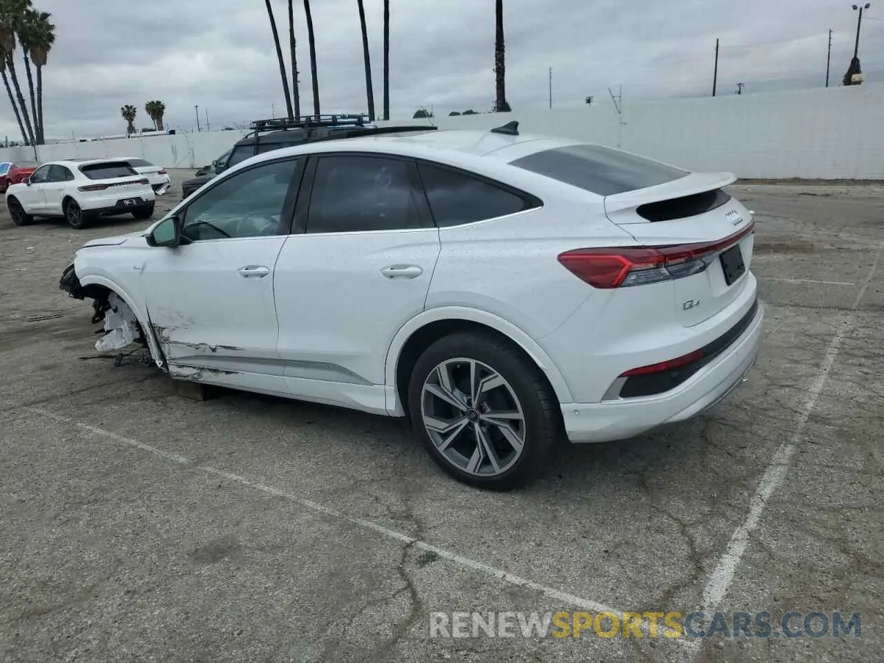 2 Photograph of a damaged car WA142BFZXPP076866 AUDI Q4 E-TRON 2023