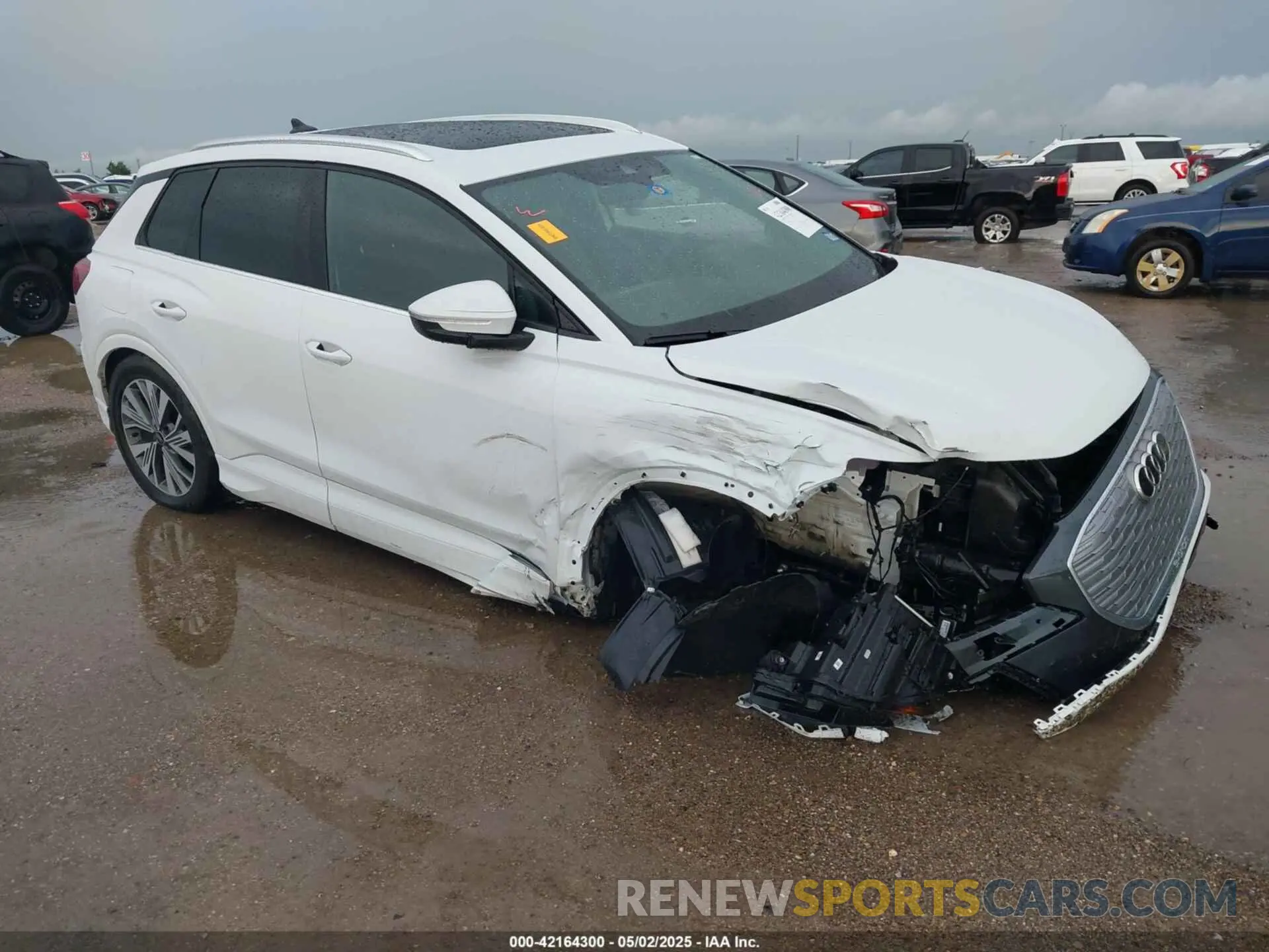 1 Photograph of a damaged car WA1ACBFZ2PP058412 AUDI Q4 E-TRON 2023