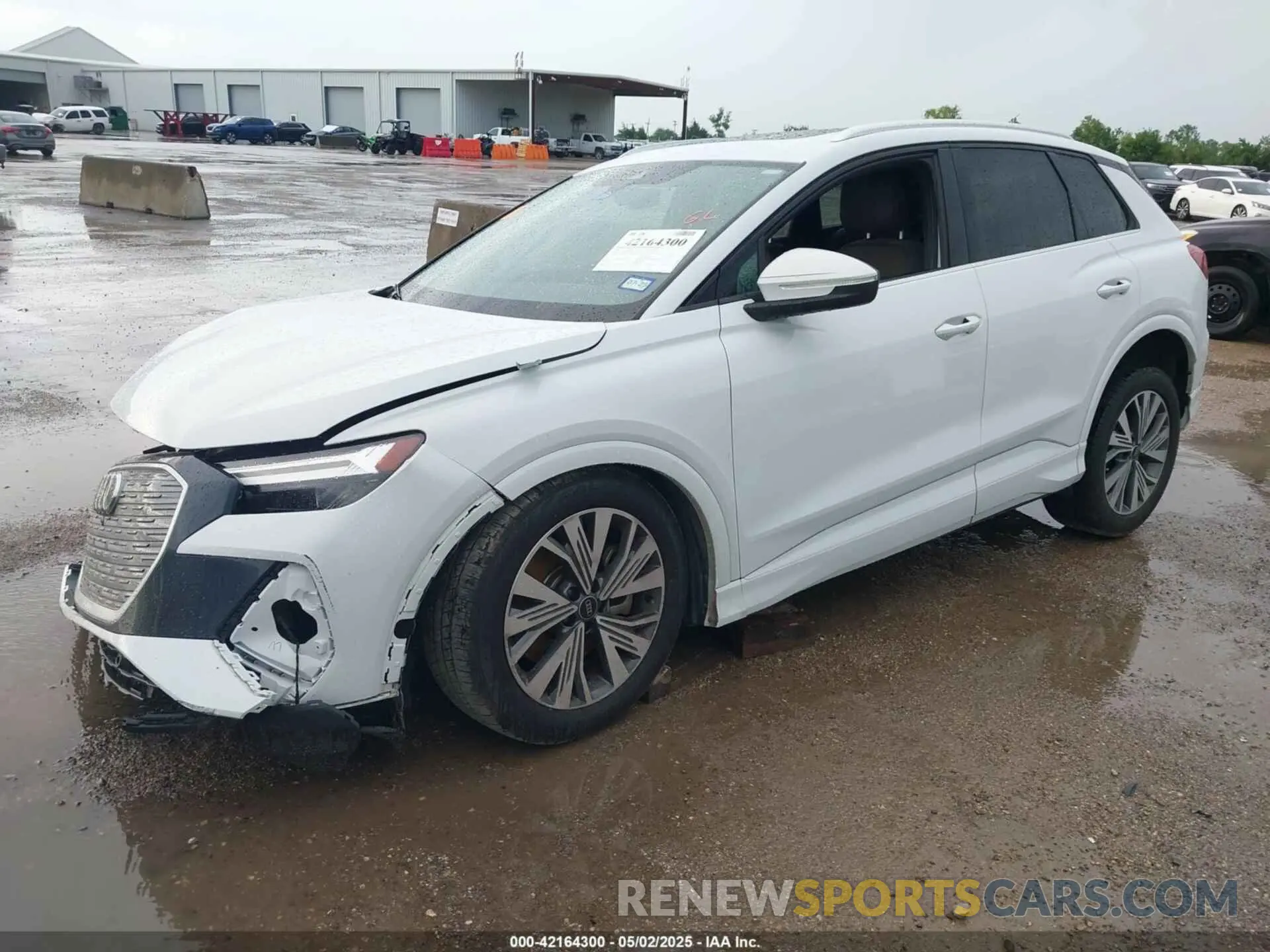 2 Photograph of a damaged car WA1ACBFZ2PP058412 AUDI Q4 E-TRON 2023