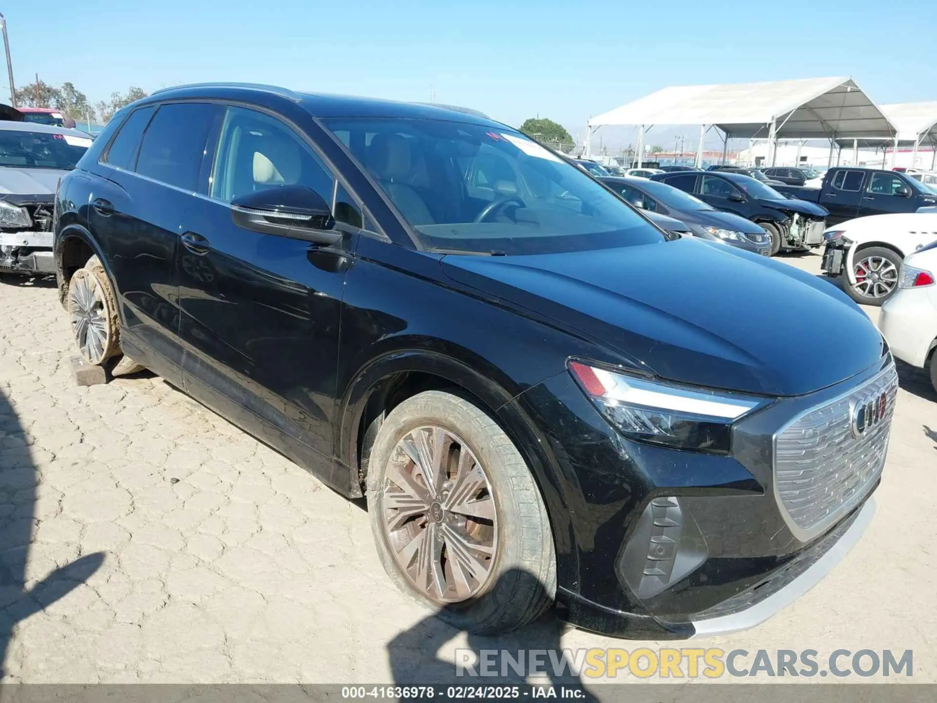1 Photograph of a damaged car WA1ACBFZ9PP079029 AUDI Q4 E-TRON 2023