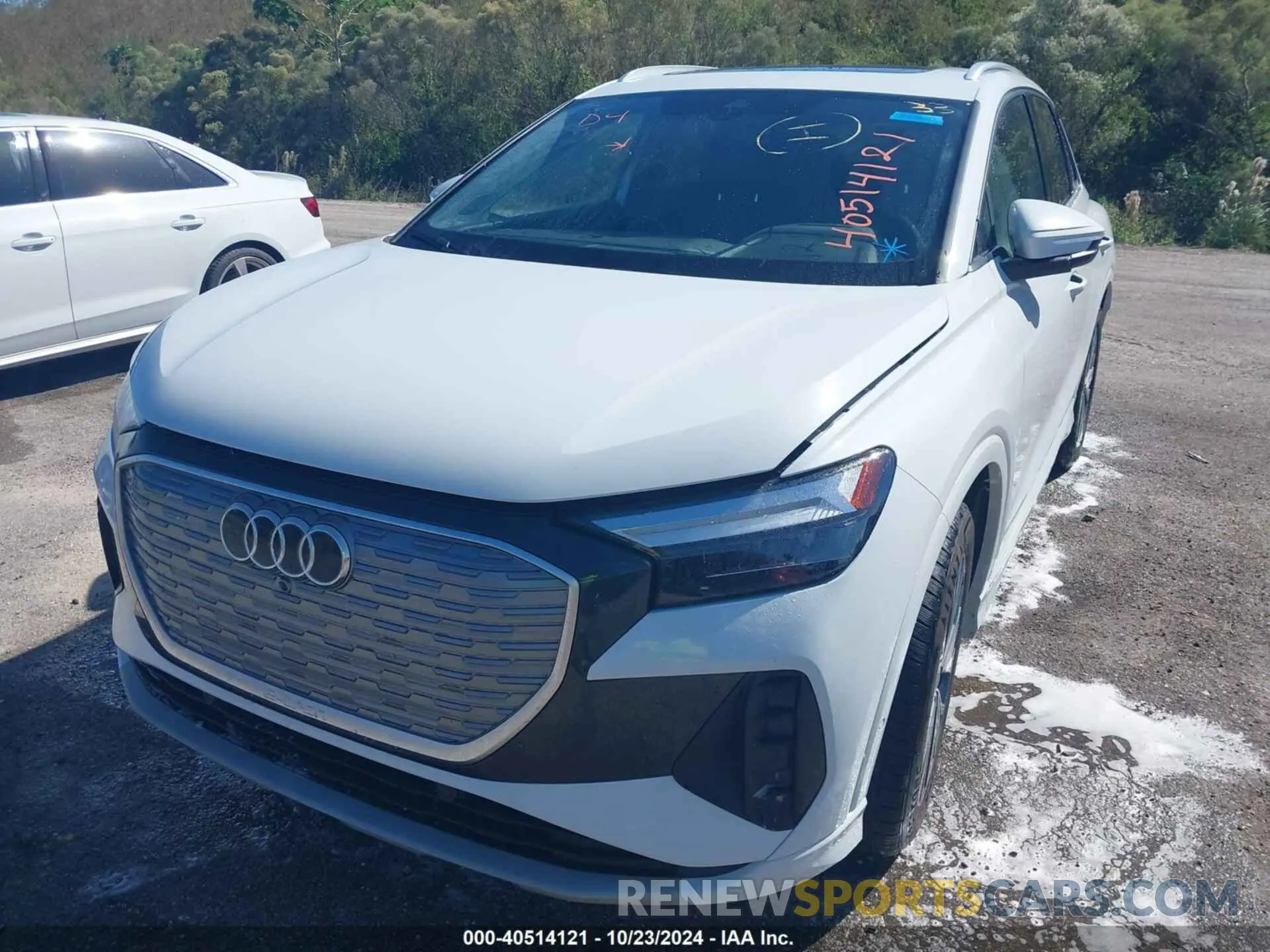 2 Photograph of a damaged car WA1BCBFZ0PP021105 AUDI Q4 E-TRON 2023