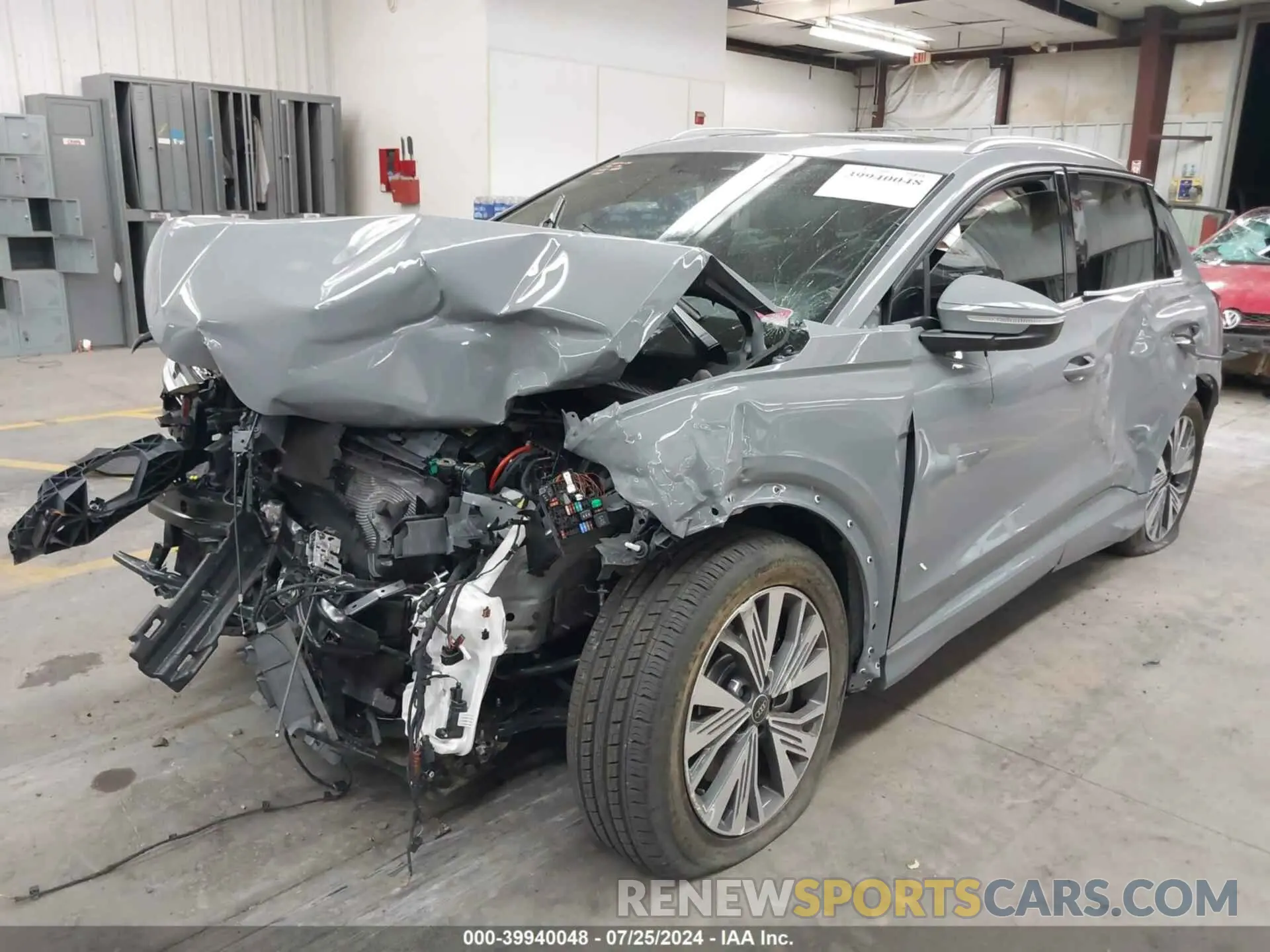 2 Photograph of a damaged car WA1BCBFZ1PP016866 AUDI Q4 E-TRON 2023