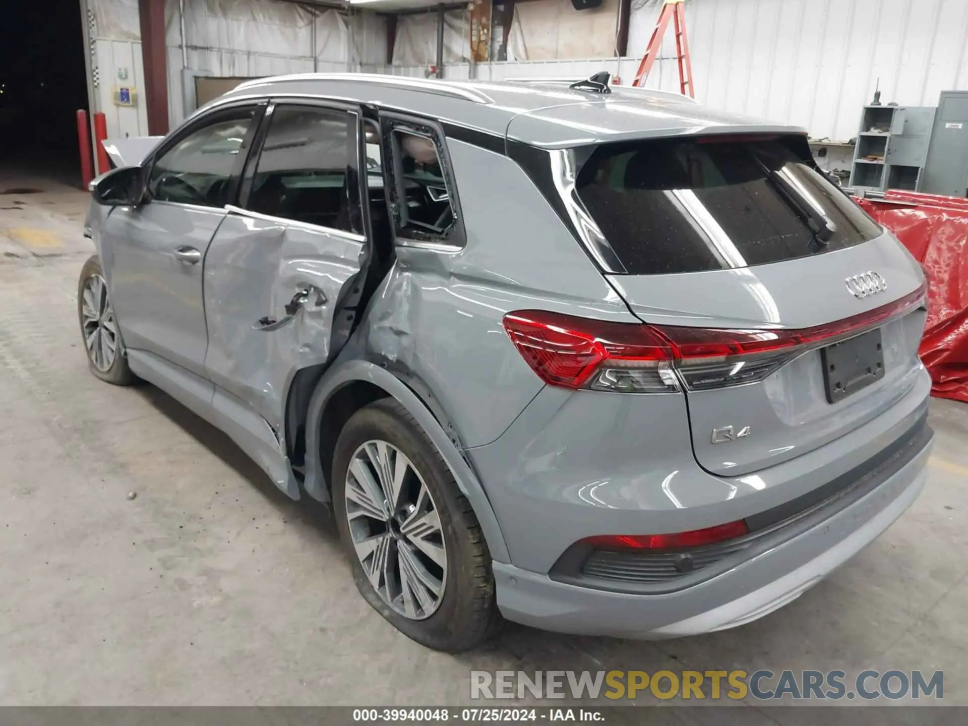 3 Photograph of a damaged car WA1BCBFZ1PP016866 AUDI Q4 E-TRON 2023