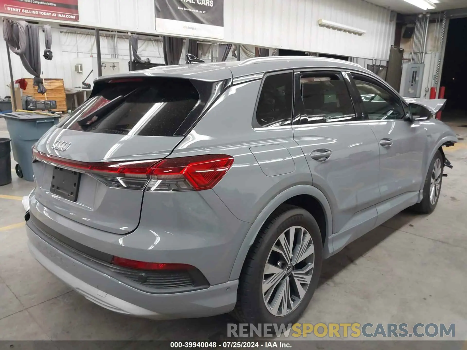 4 Photograph of a damaged car WA1BCBFZ1PP016866 AUDI Q4 E-TRON 2023
