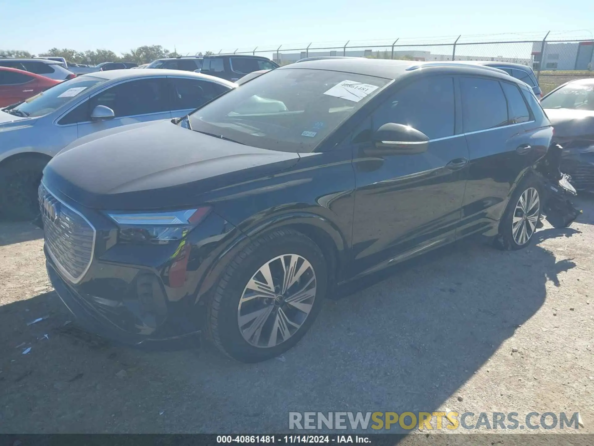 2 Photograph of a damaged car WA1BCBFZ2PP011207 AUDI Q4 E-TRON 2023