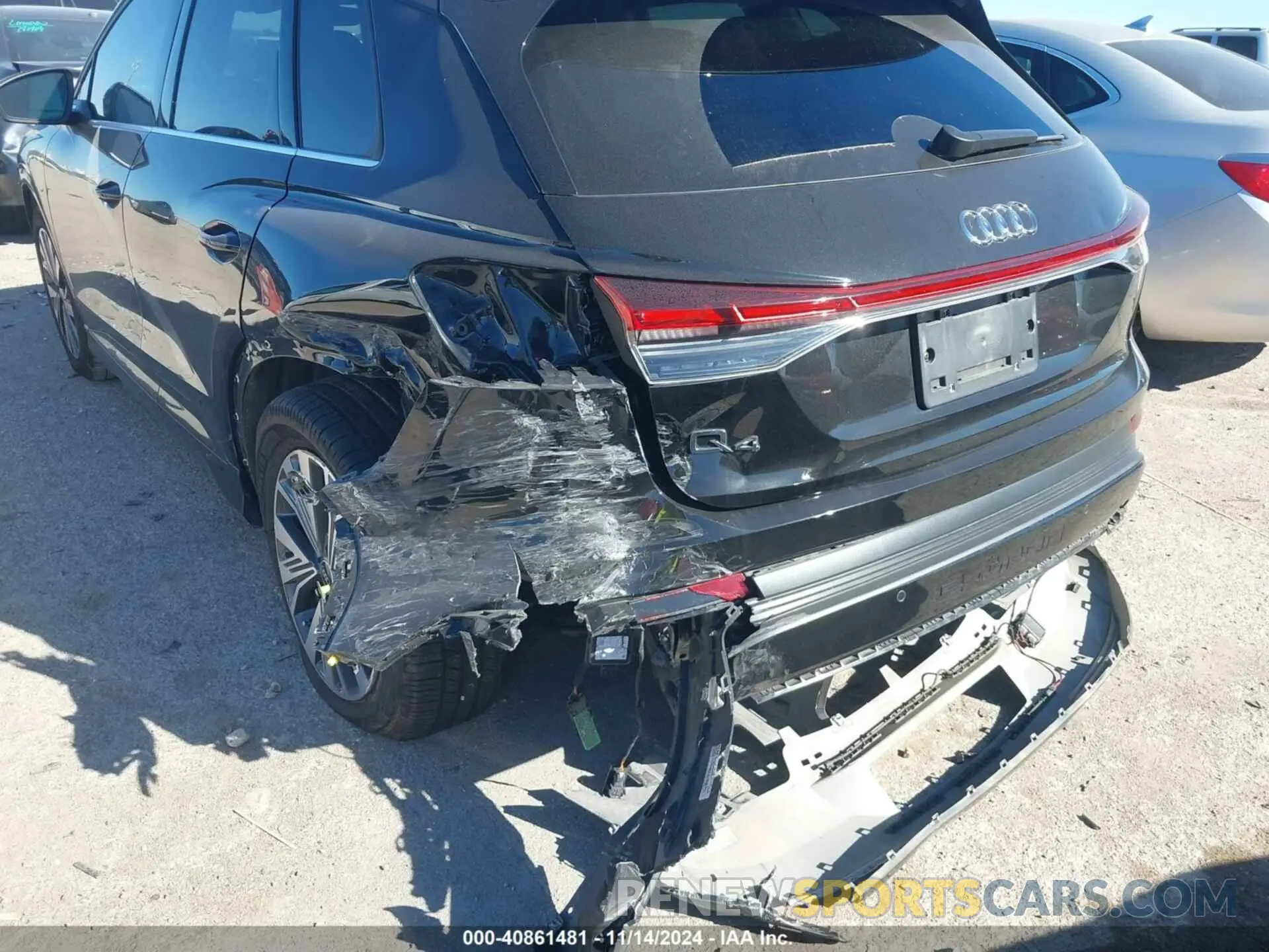 6 Photograph of a damaged car WA1BCBFZ2PP011207 AUDI Q4 E-TRON 2023