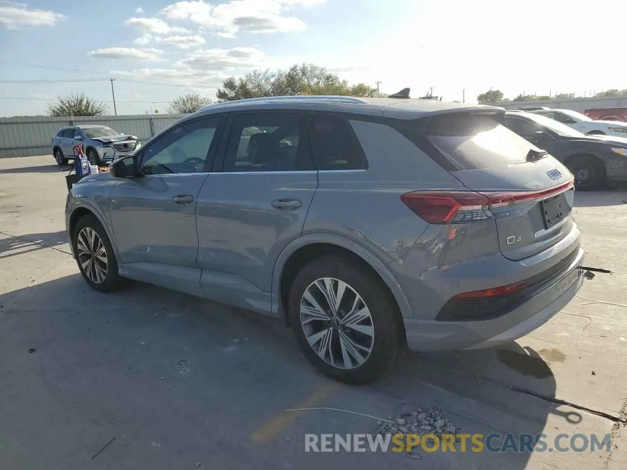 2 Photograph of a damaged car WA1BCBFZ2PP021607 AUDI Q4 E-TRON 2023