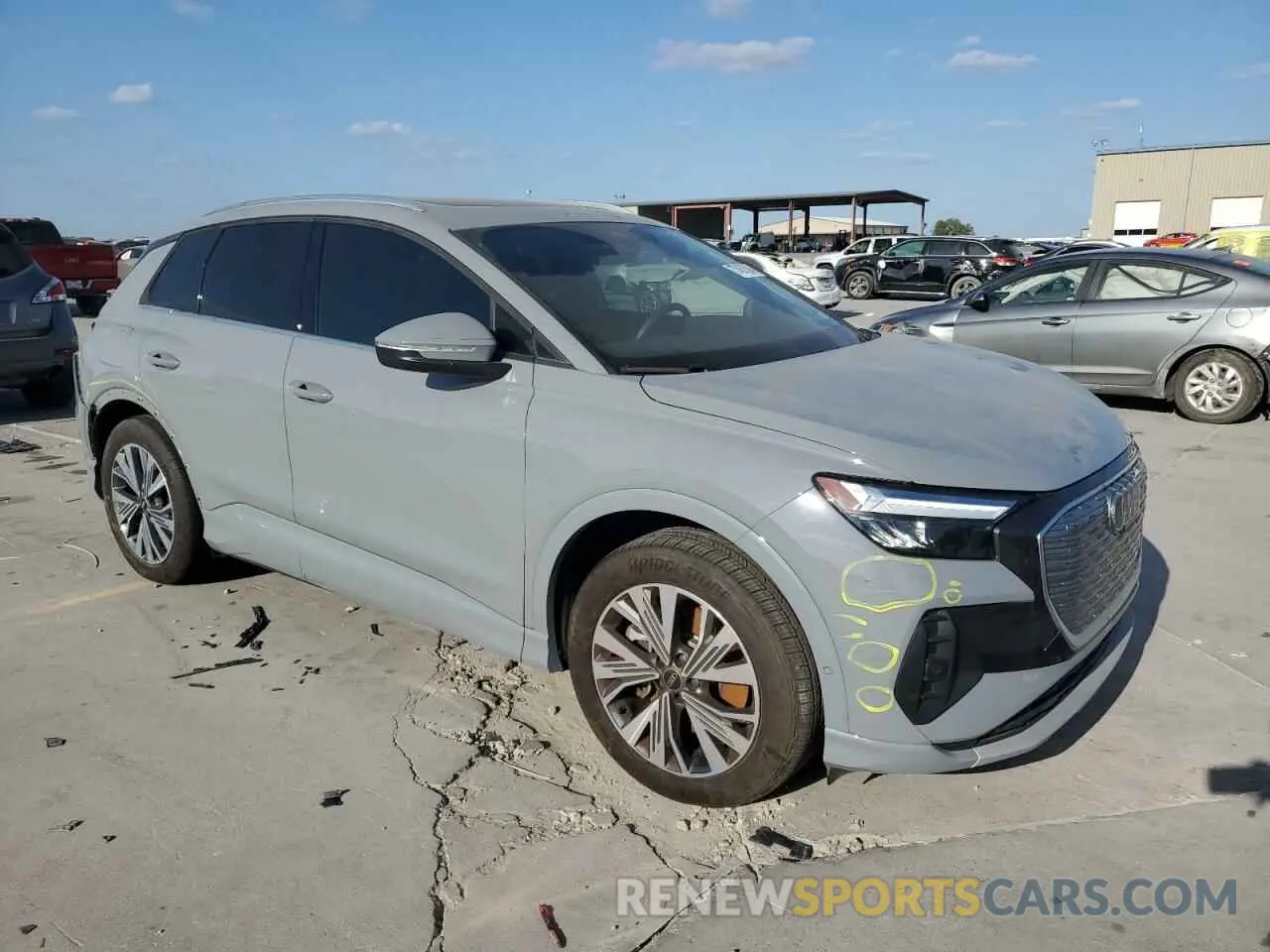 4 Photograph of a damaged car WA1BCBFZ2PP021607 AUDI Q4 E-TRON 2023