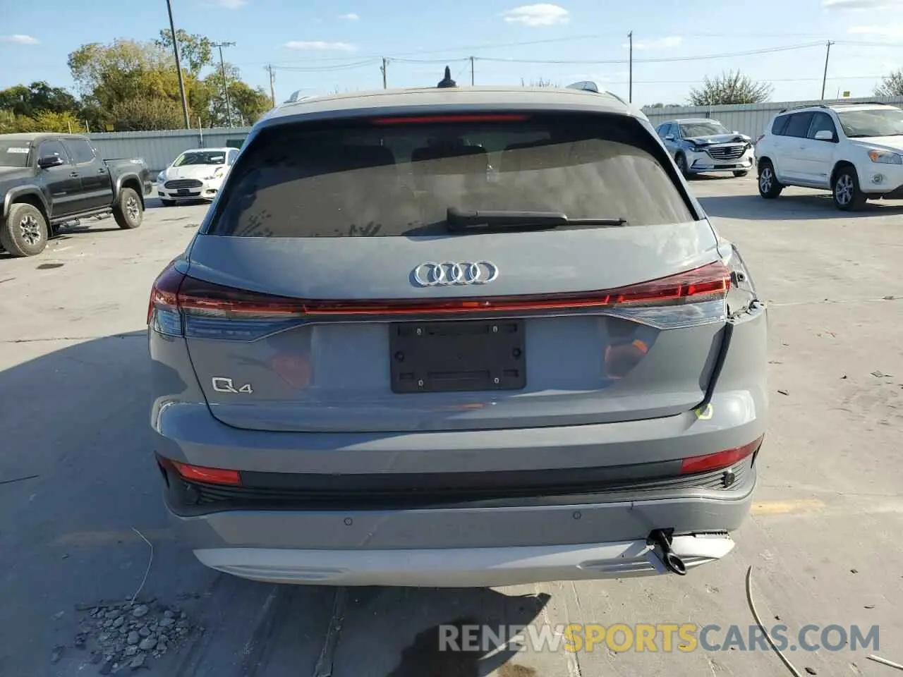 6 Photograph of a damaged car WA1BCBFZ2PP021607 AUDI Q4 E-TRON 2023