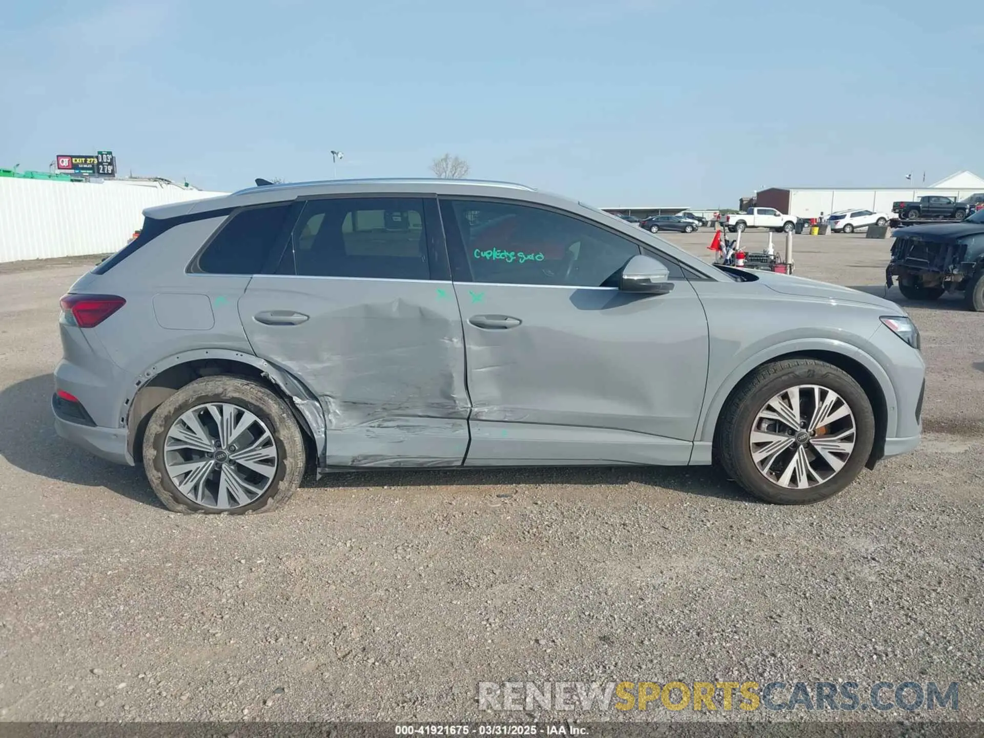 13 Photograph of a damaged car WA1BCBFZ3PP019686 AUDI Q4 E-TRON 2023