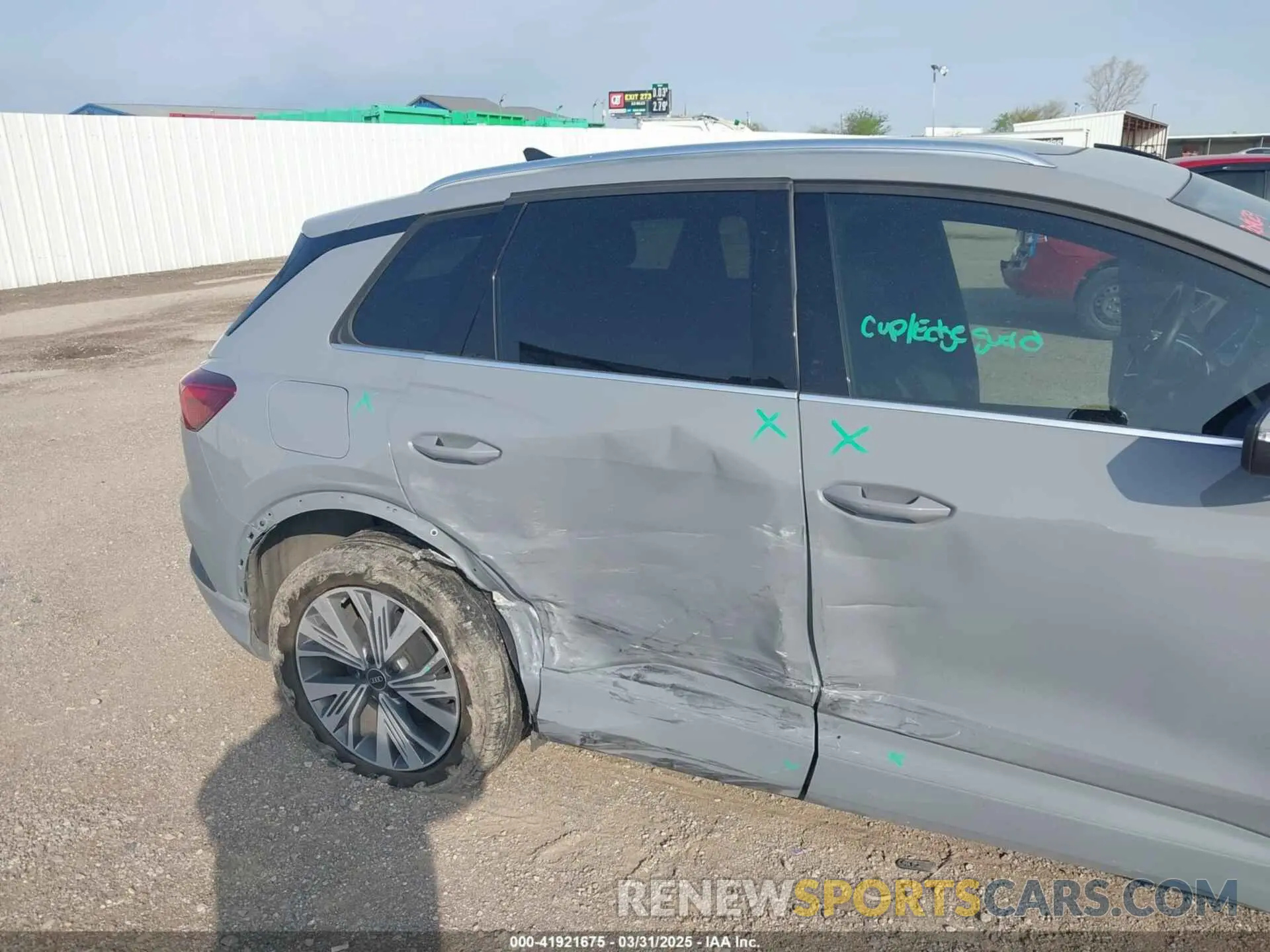 6 Photograph of a damaged car WA1BCBFZ3PP019686 AUDI Q4 E-TRON 2023