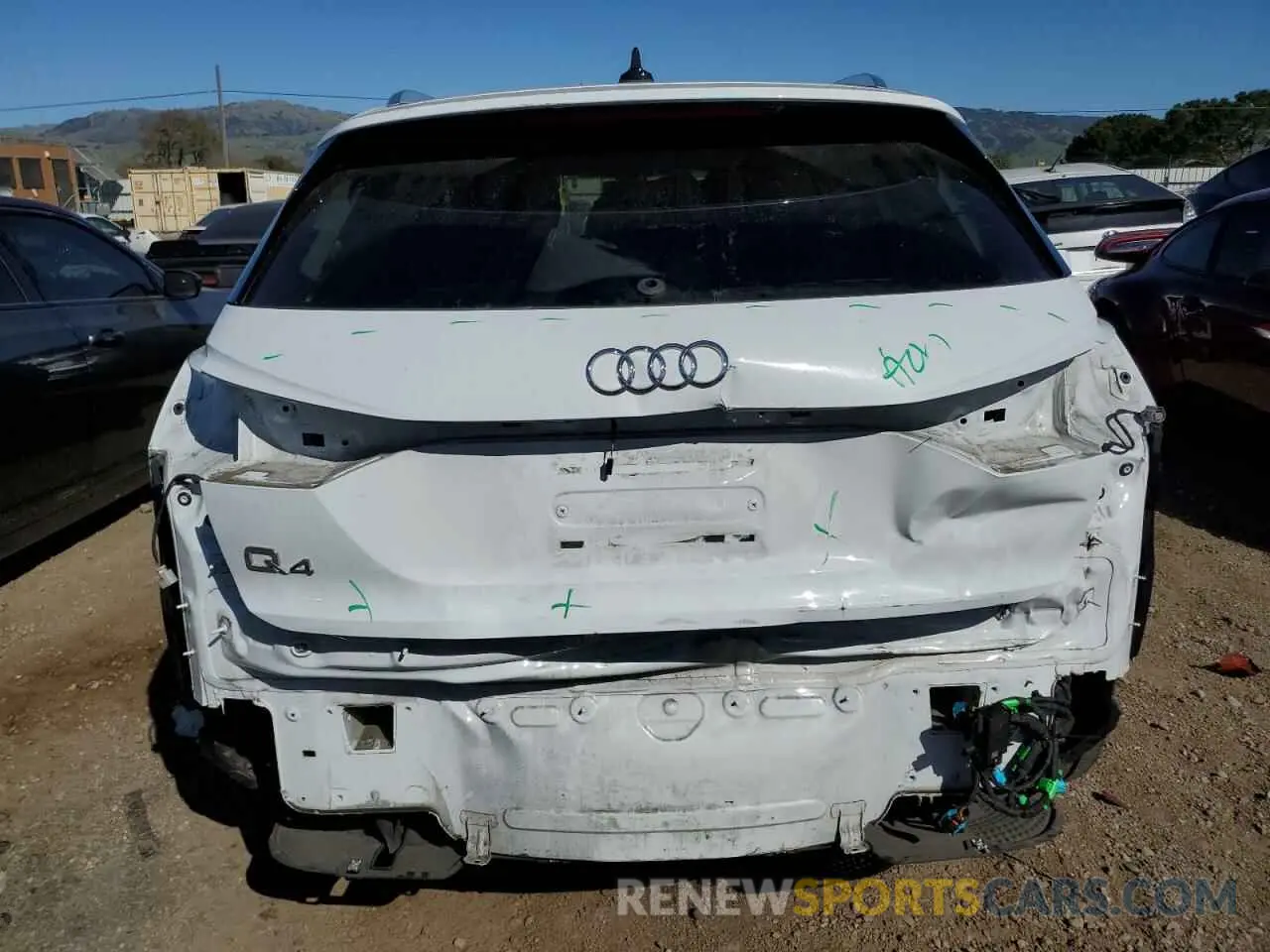 6 Photograph of a damaged car WA1BCBFZ5PP019317 AUDI Q4 E-TRON 2023