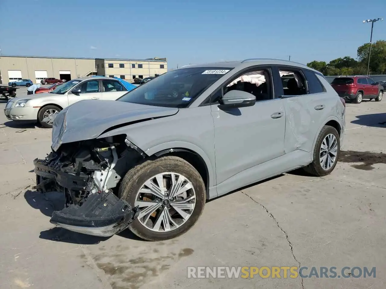 1 Photograph of a damaged car WA1BCBFZ6PP012182 AUDI Q4 E-TRON 2023