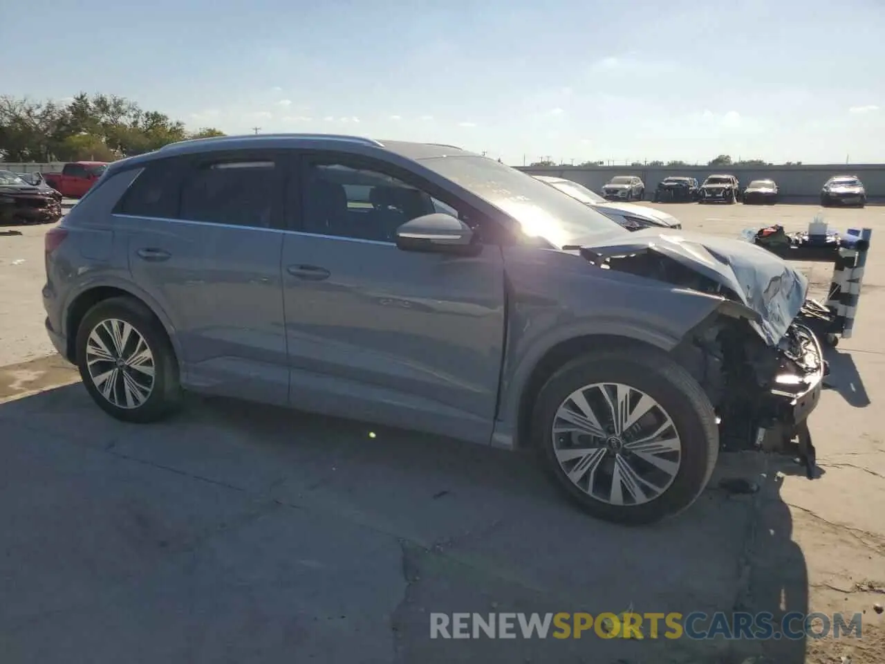 4 Photograph of a damaged car WA1BCBFZ6PP012182 AUDI Q4 E-TRON 2023