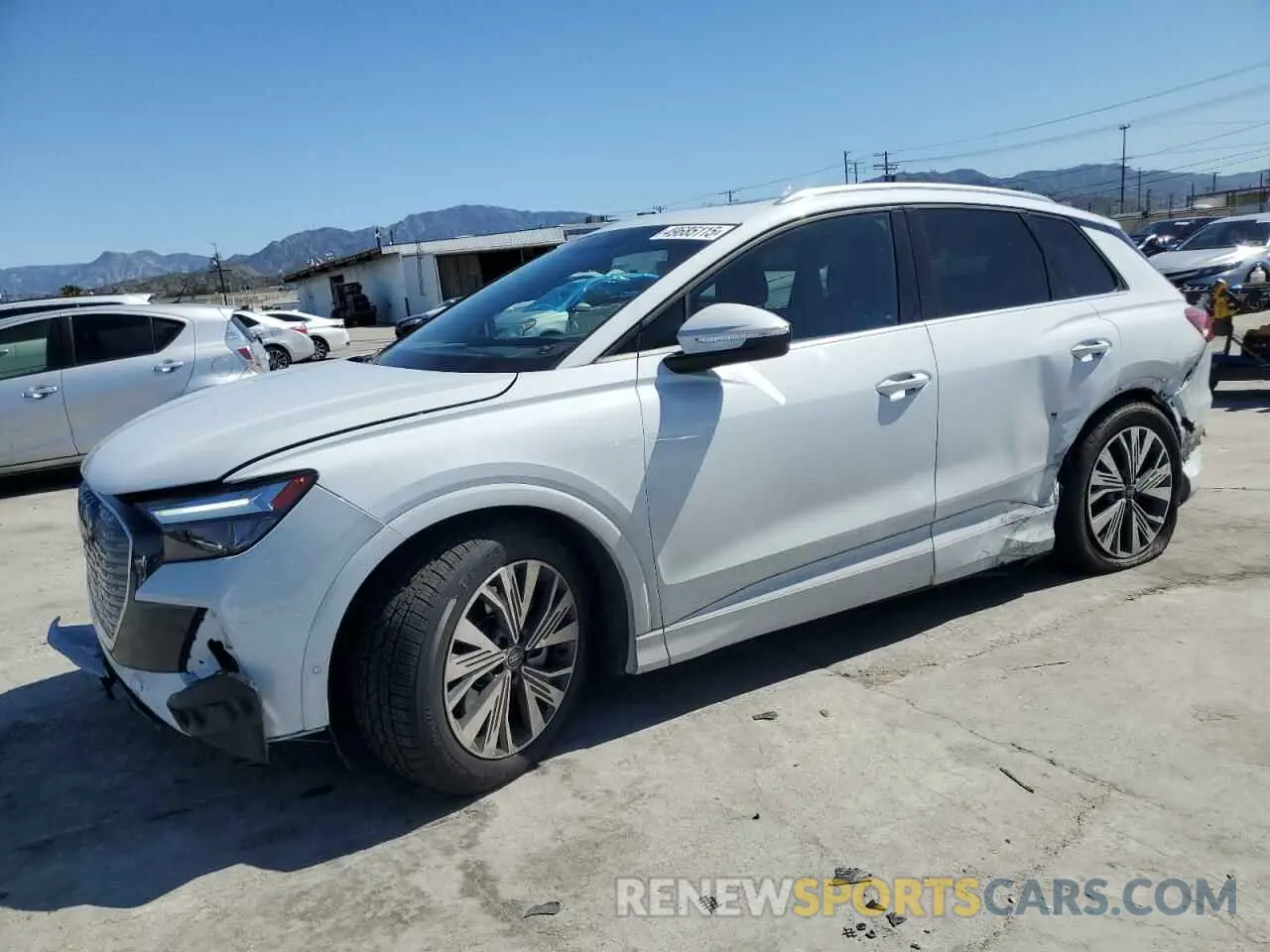 1 Photograph of a damaged car WA1BCBFZ9PP019711 AUDI Q4 E-TRON 2023
