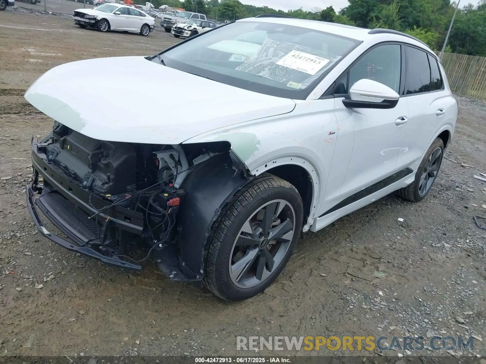 2 Photograph of a damaged car WA1K2BFZ0PP054236 AUDI Q4 E-TRON 2023