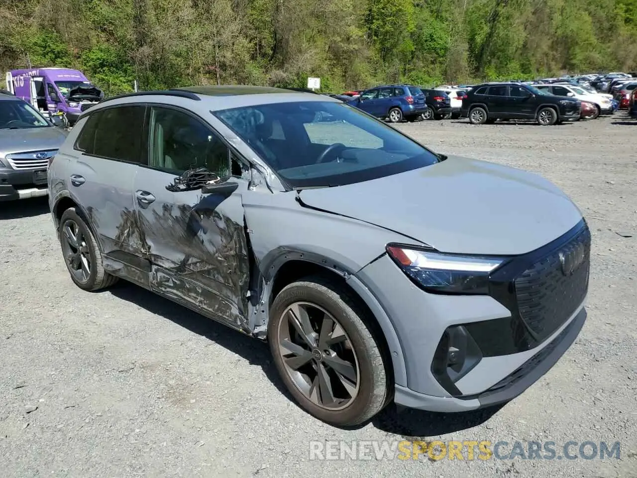 4 Photograph of a damaged car WA1L2BFZ0PP041068 AUDI Q4 E-TRON 2023
