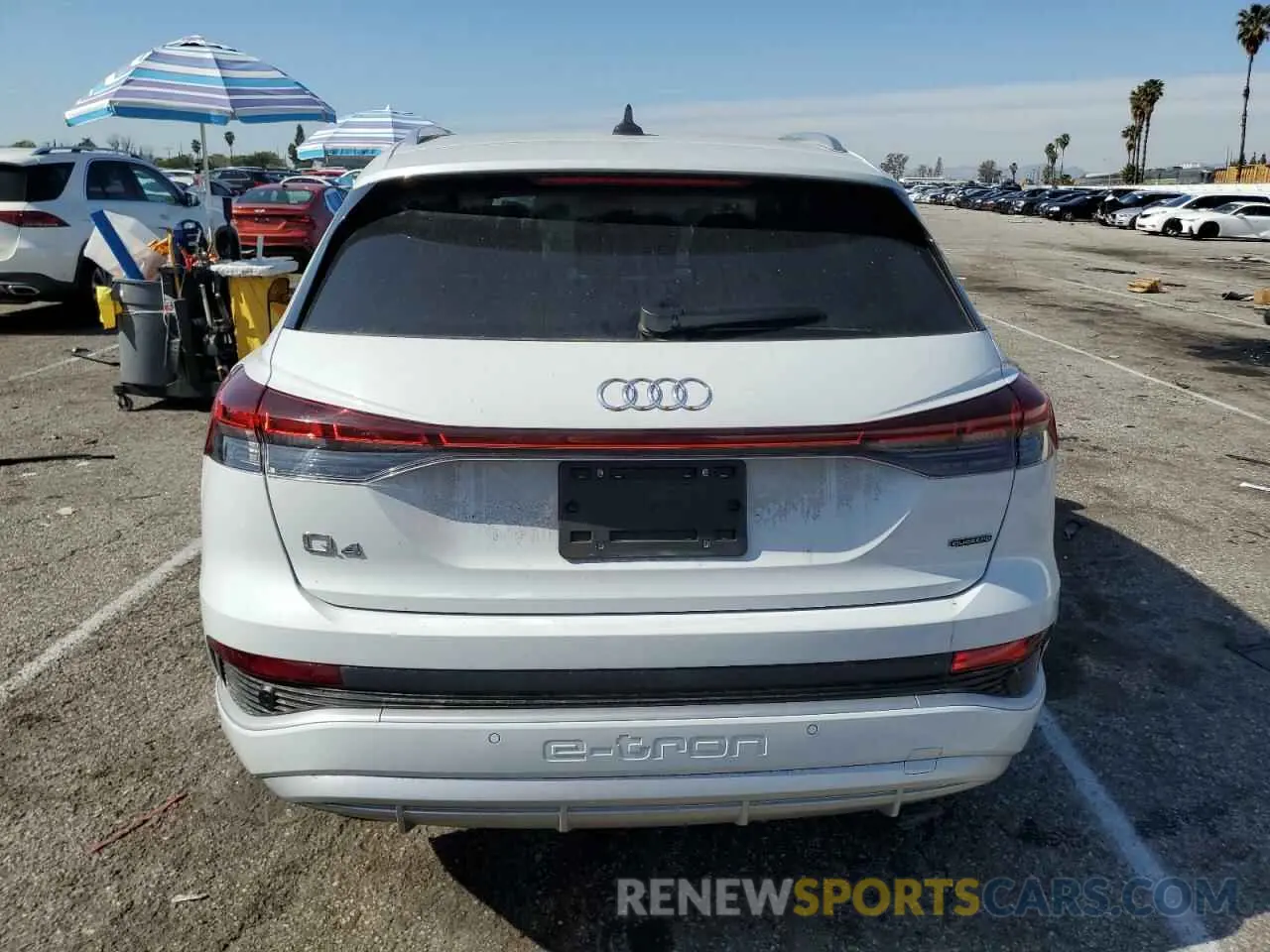 6 Photograph of a damaged car WA1L2BFZ0PP069713 AUDI Q4 E-TRON 2023
