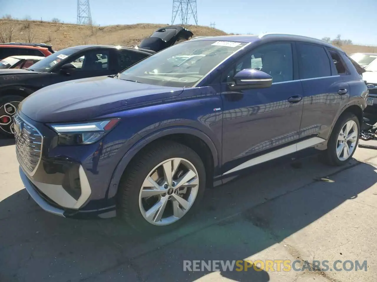 1 Photograph of a damaged car WA1L2BFZ5PP034049 AUDI Q4 E-TRON 2023