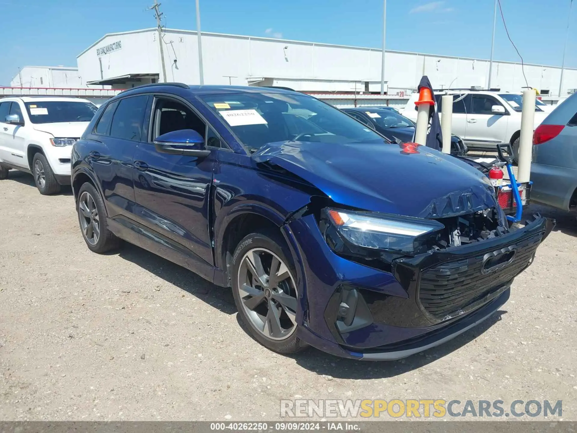 1 Photograph of a damaged car WA1L2BFZ6PP068369 AUDI Q4 E-TRON 2023