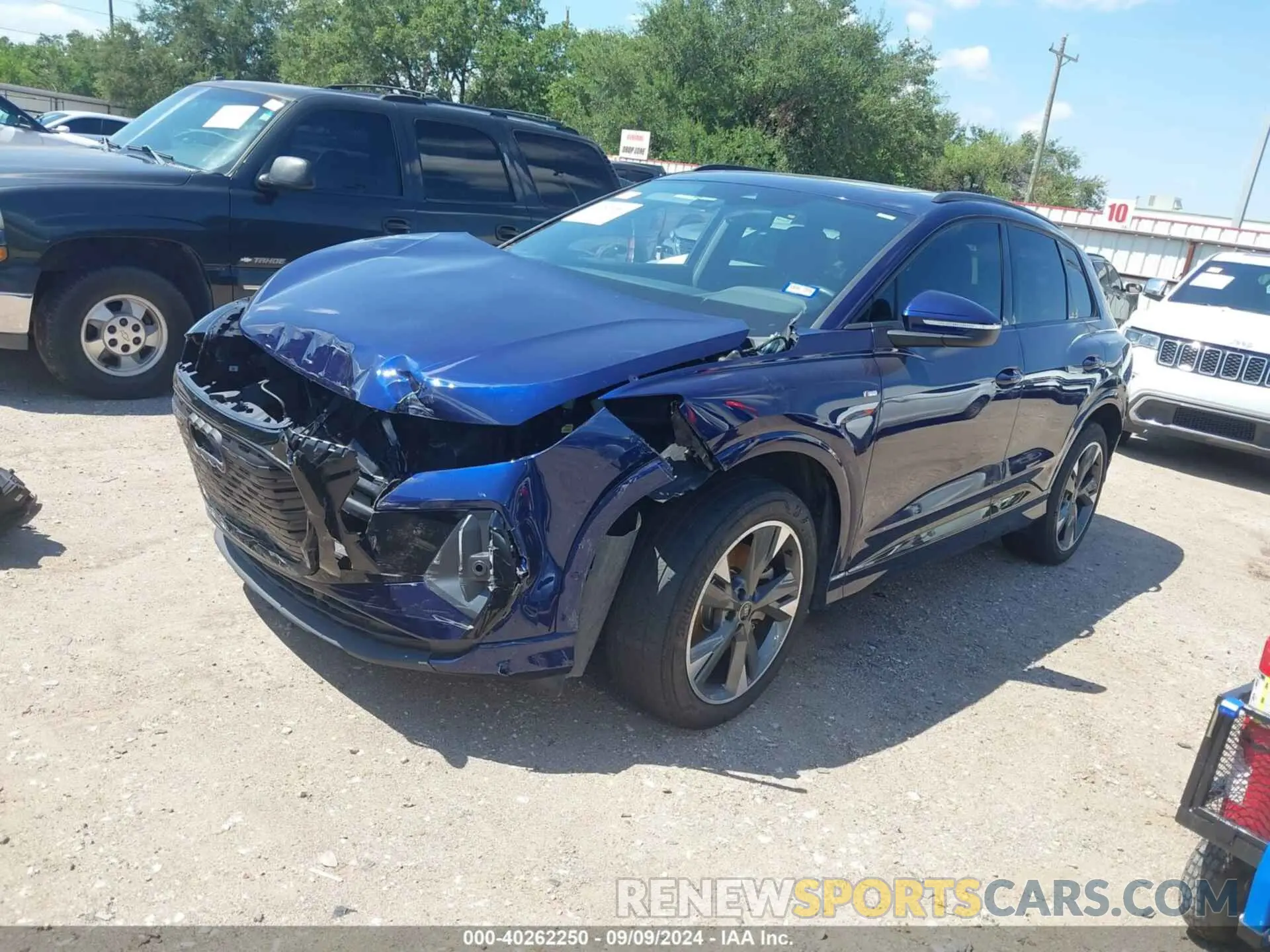 2 Photograph of a damaged car WA1L2BFZ6PP068369 AUDI Q4 E-TRON 2023